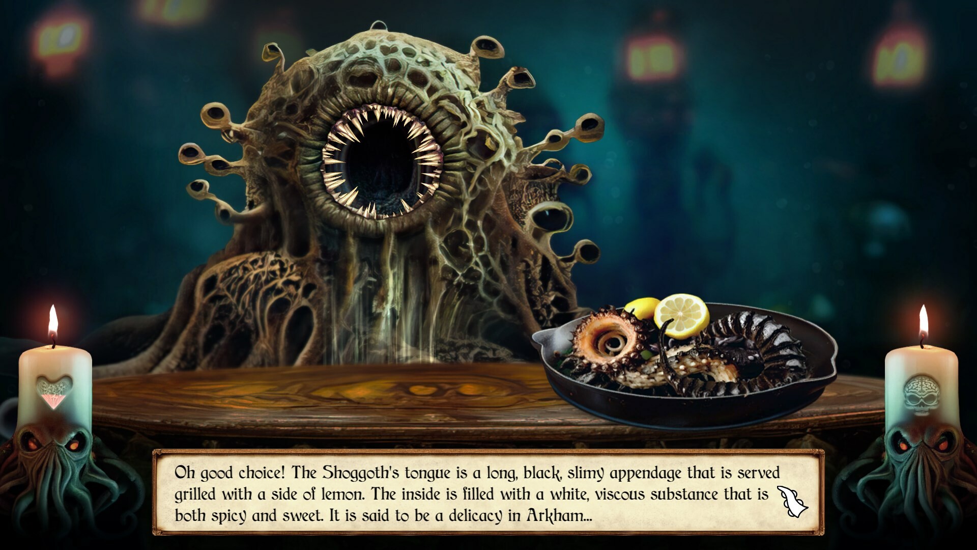 NecroNomNomNom: Eldritch Horror Dating screenshot 5