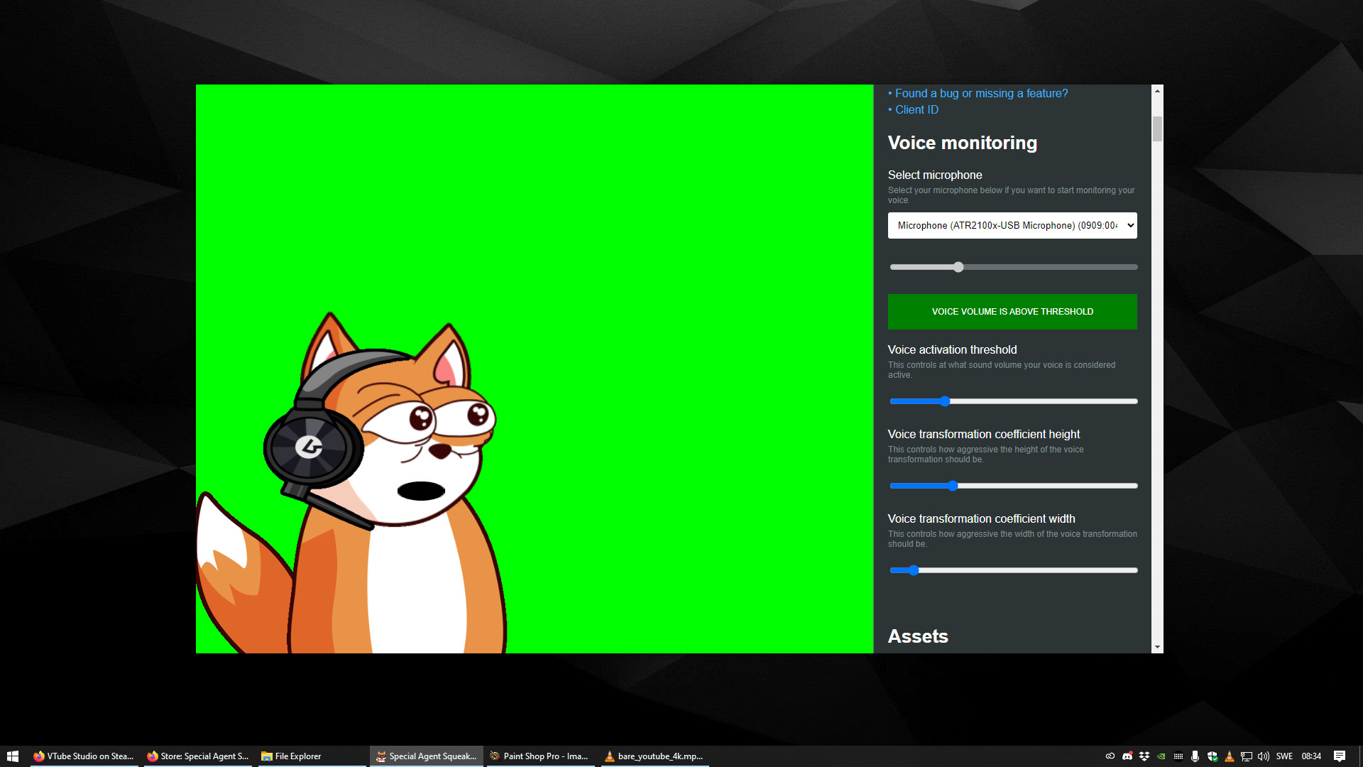 Special Agent Squeaky's Simple VTubing App screenshot 3