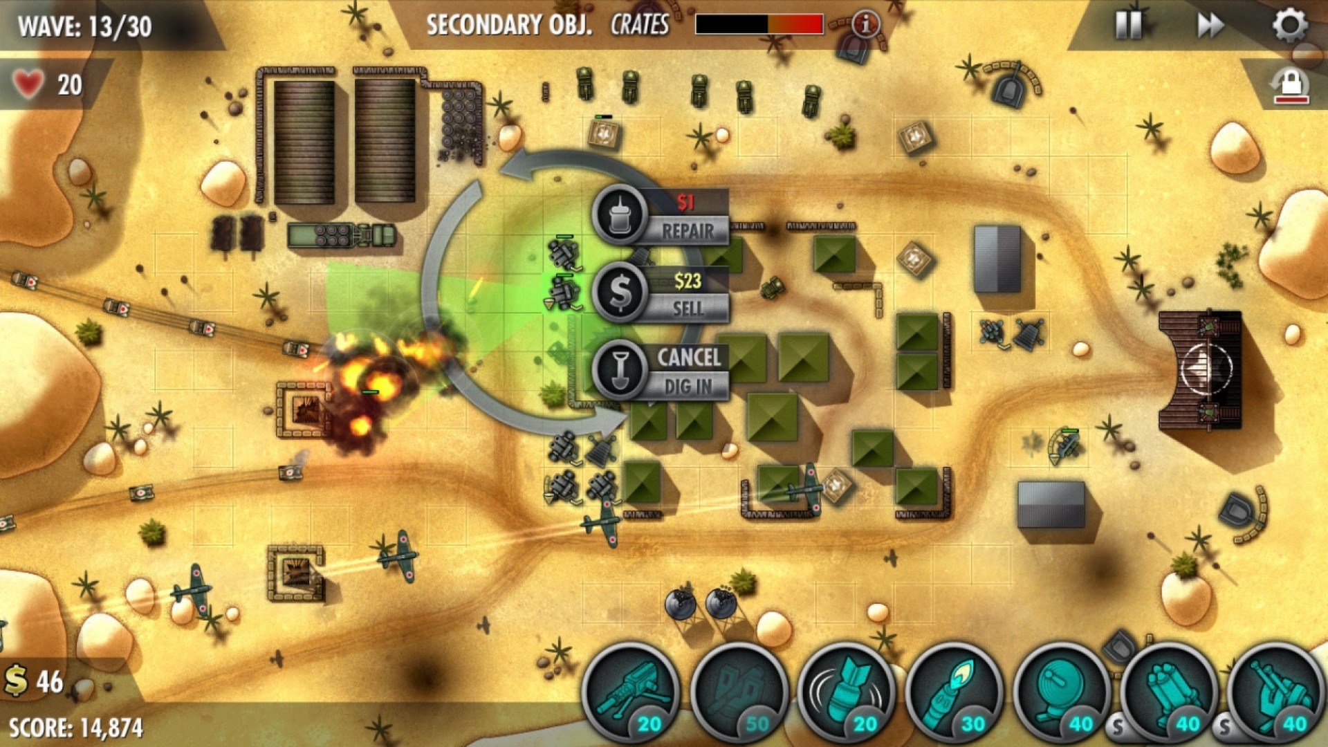 iBomber Defense Pacific screenshot 1