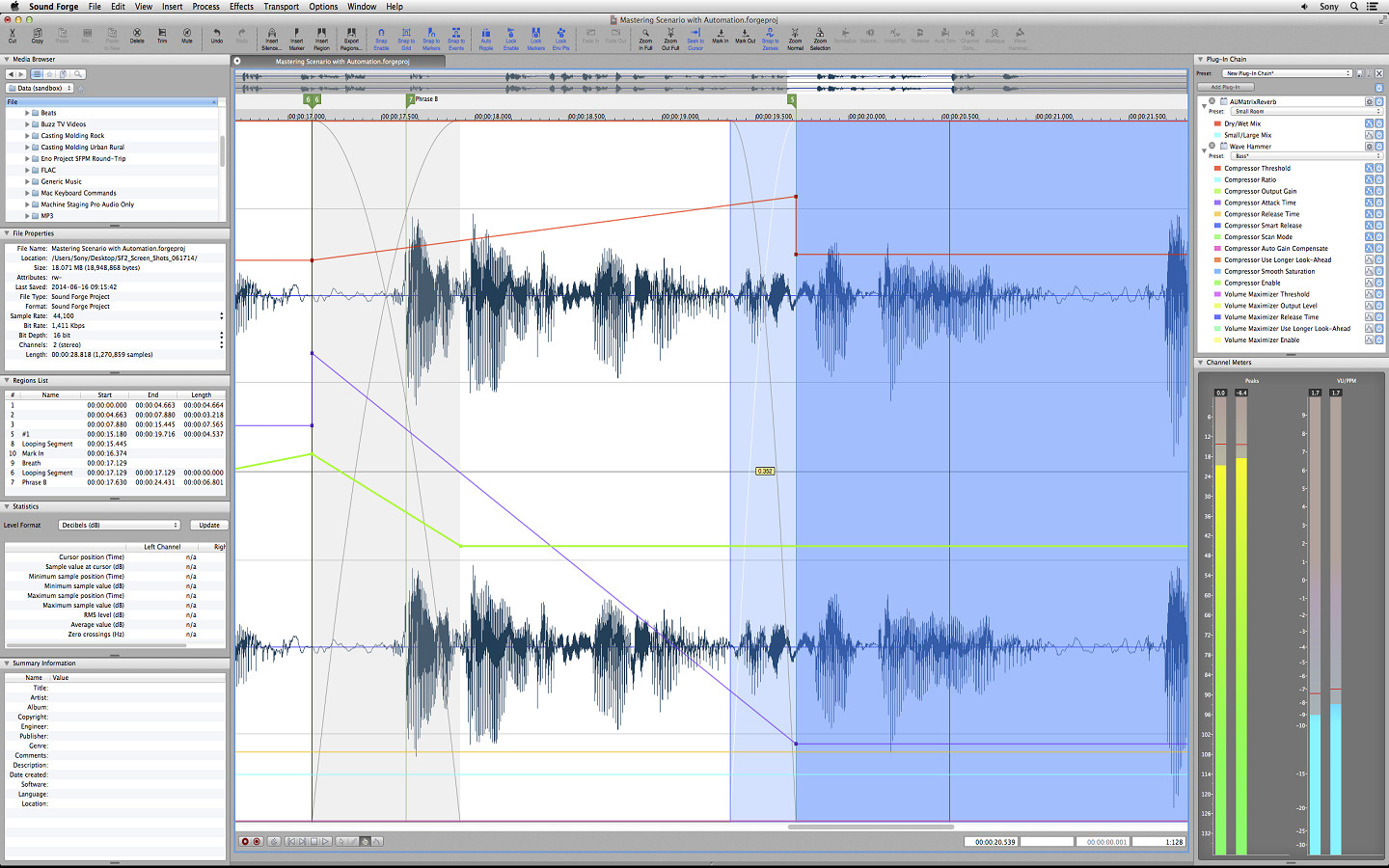 Sound Forge Mac 2.0 - Steam Powered screenshot 3