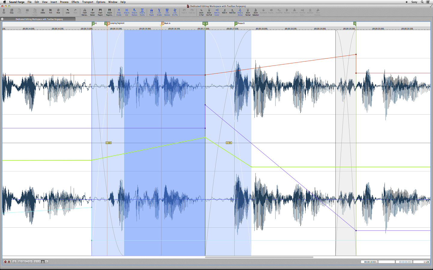 Sound Forge Mac 2.0 - Steam Powered screenshot 2