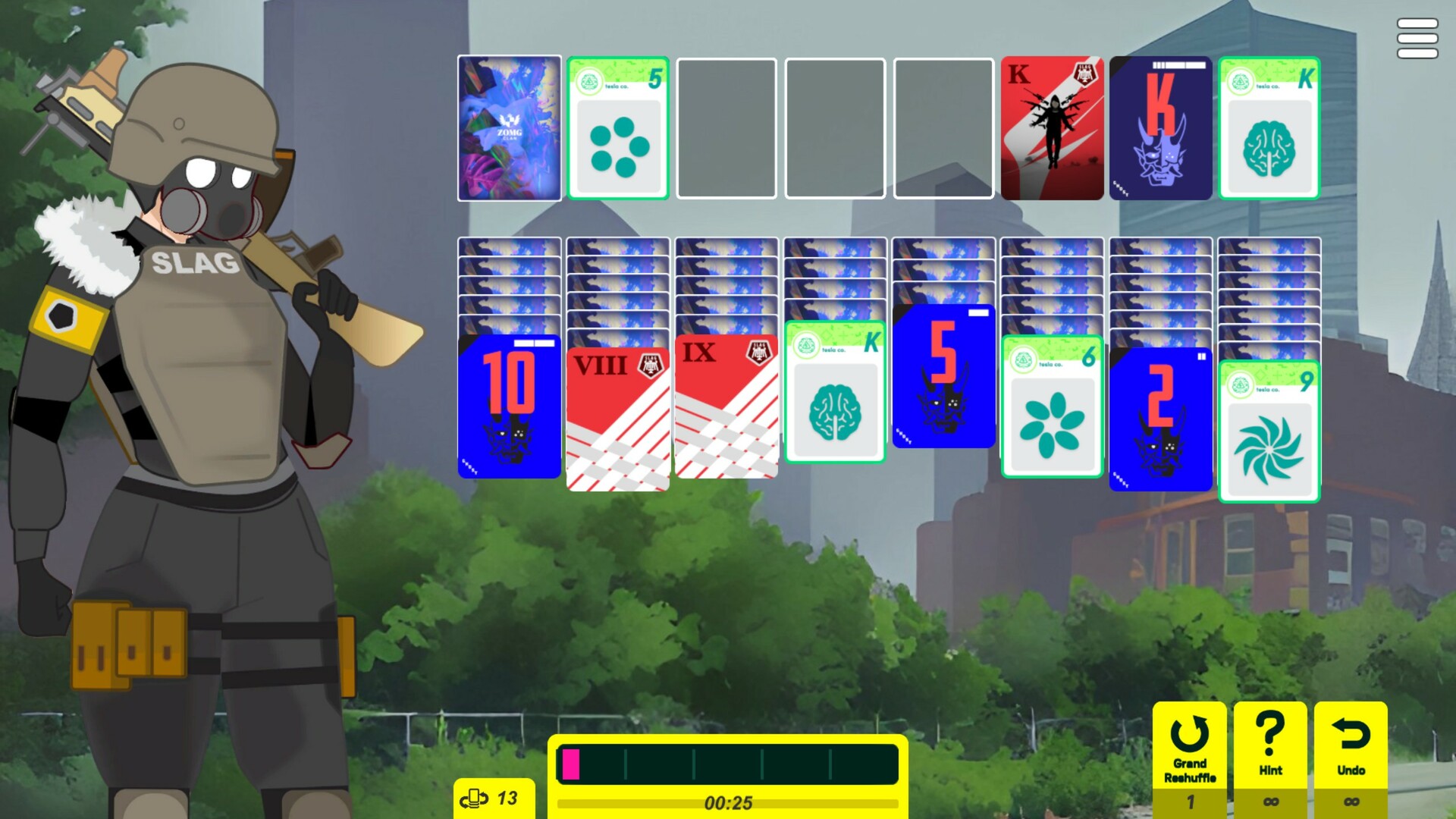 Waifu Klondike Solitaire screenshot 4