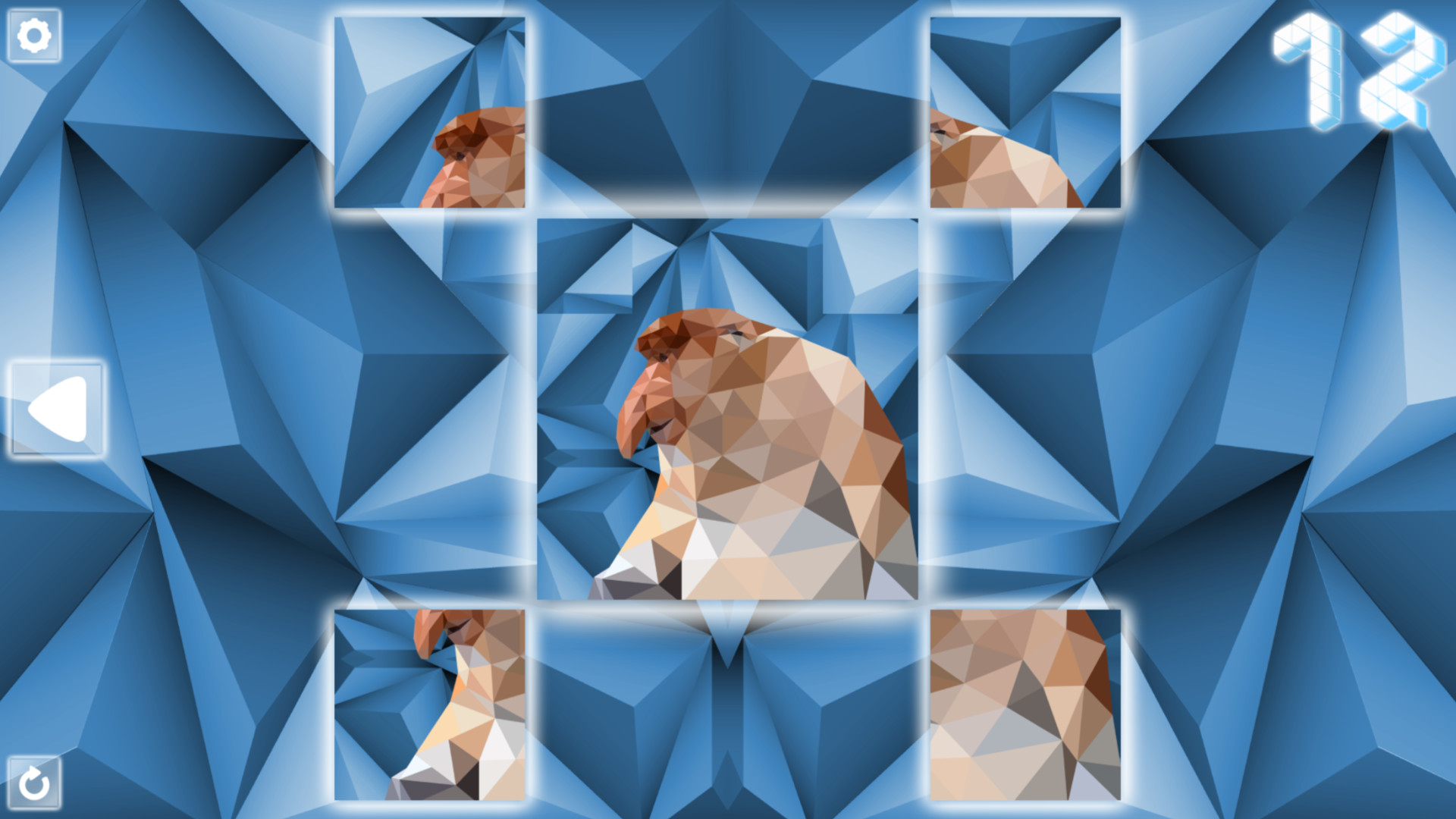 Poly Puzzle: Primates screenshot 2
