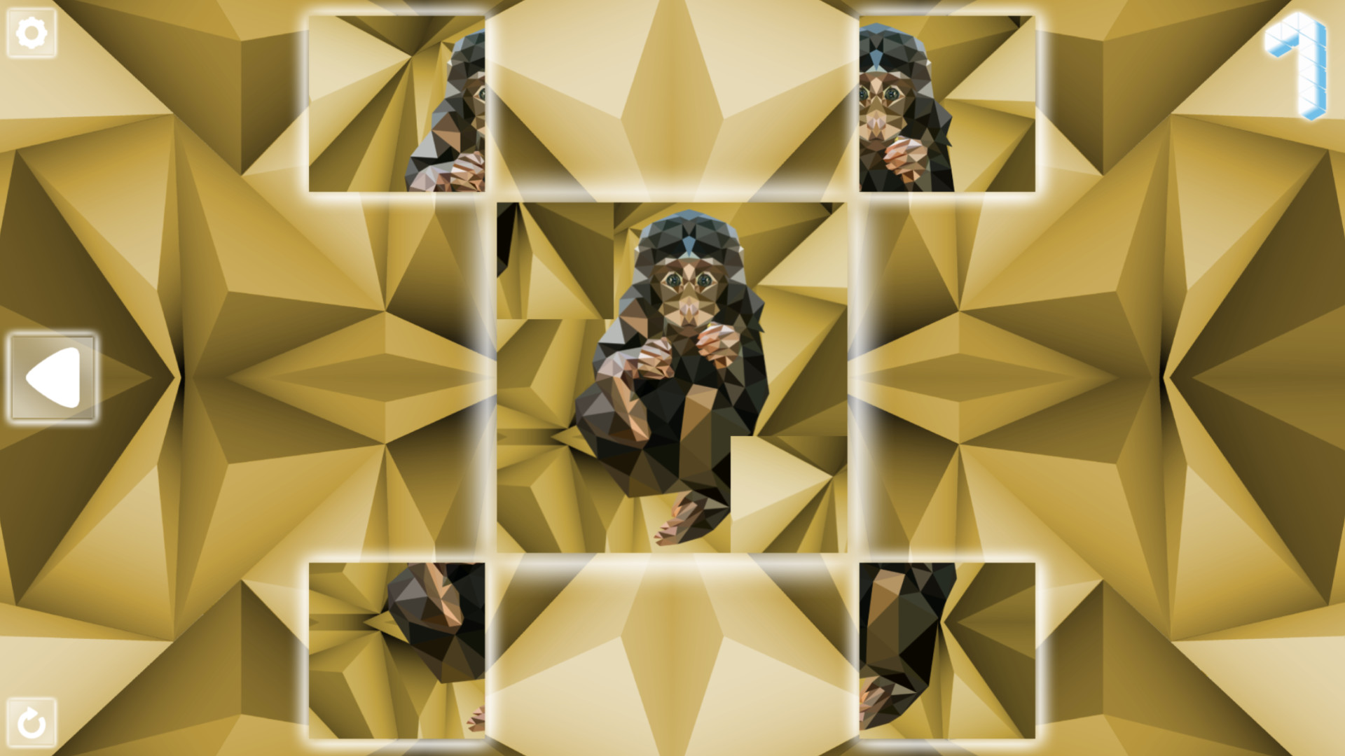 Poly Puzzle: Primates screenshot 4