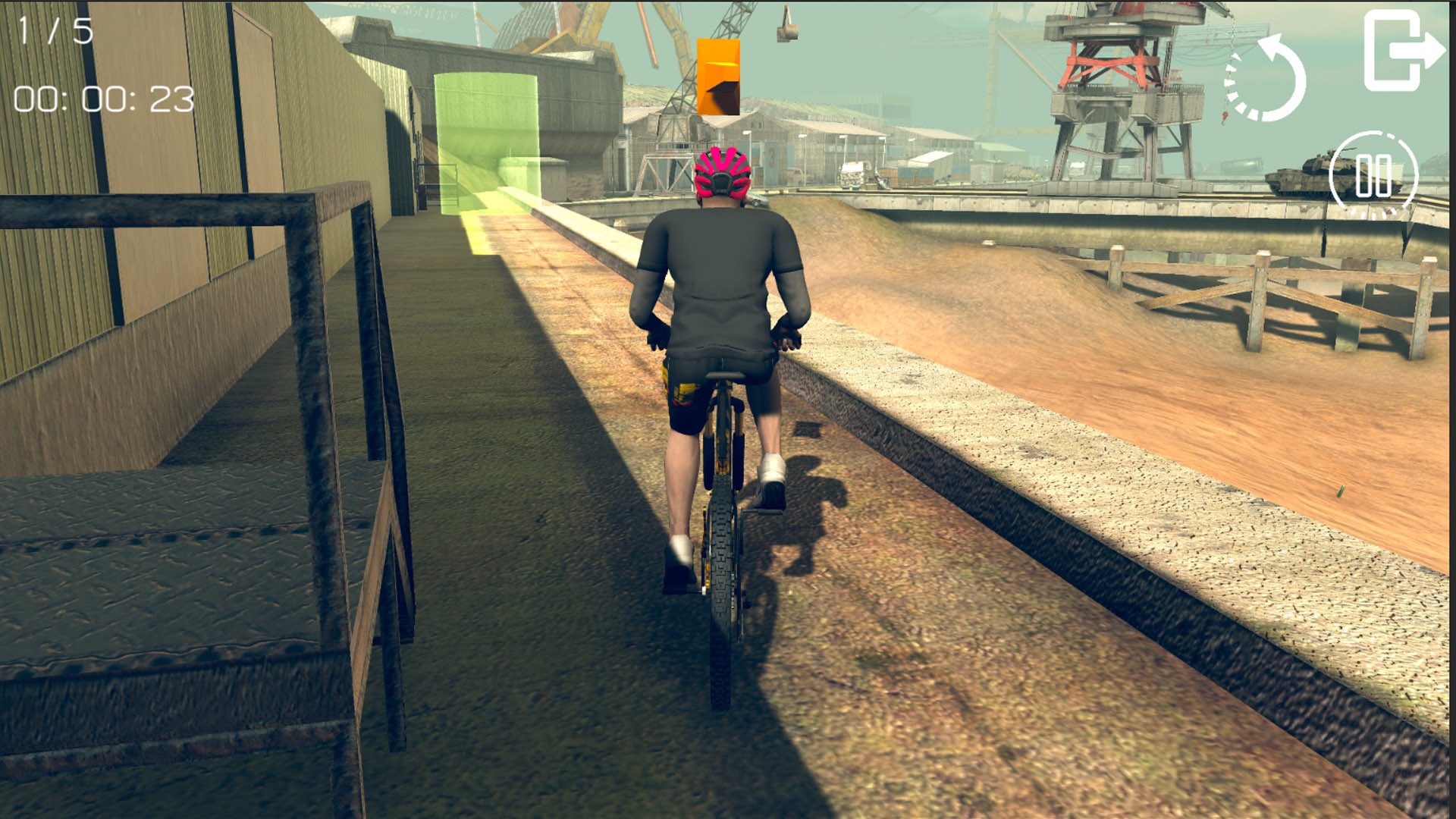 Bicycle Challenge - Wastelands screenshot 3
