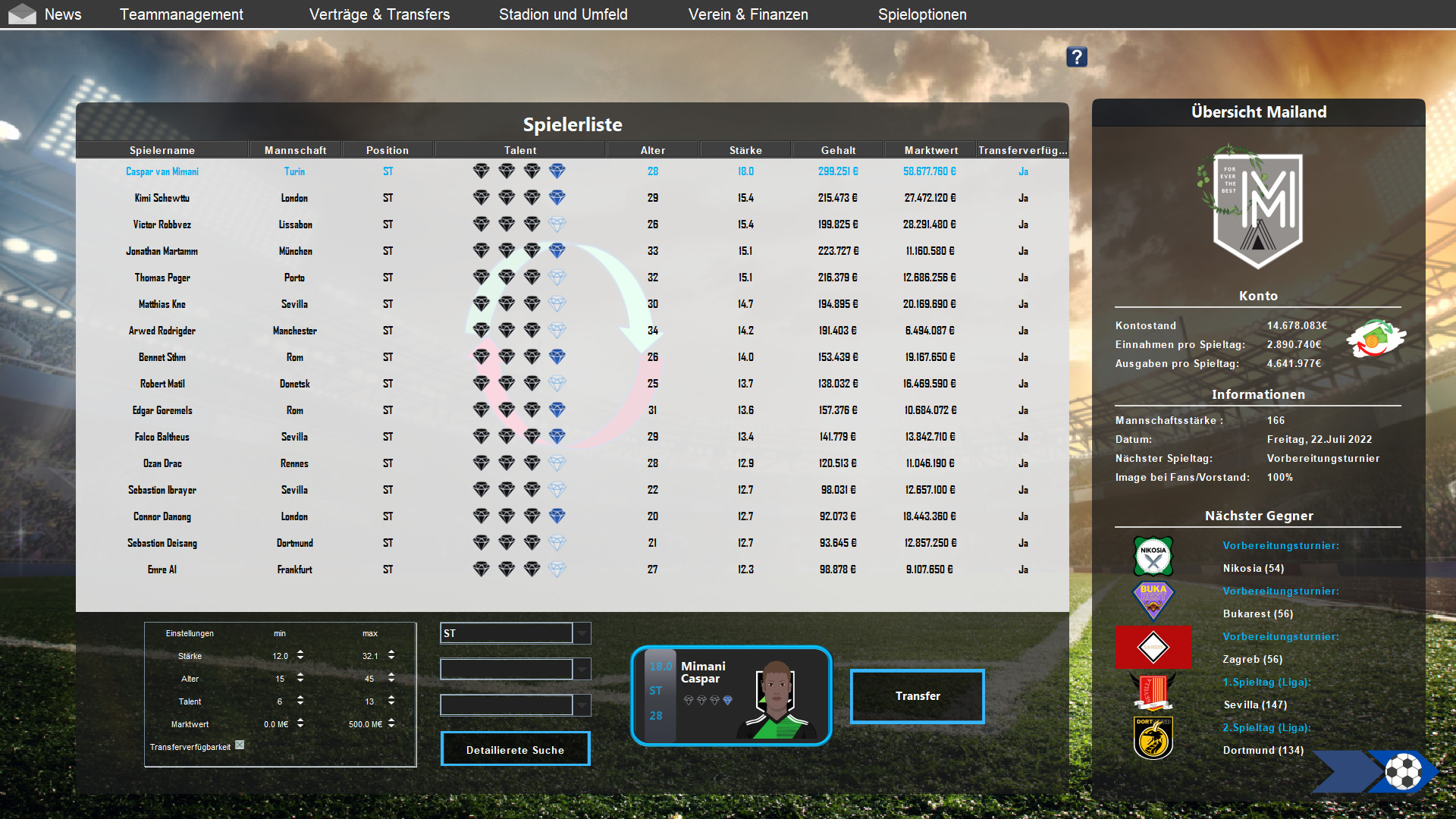 European Football Dynasty 2023 screenshot 10