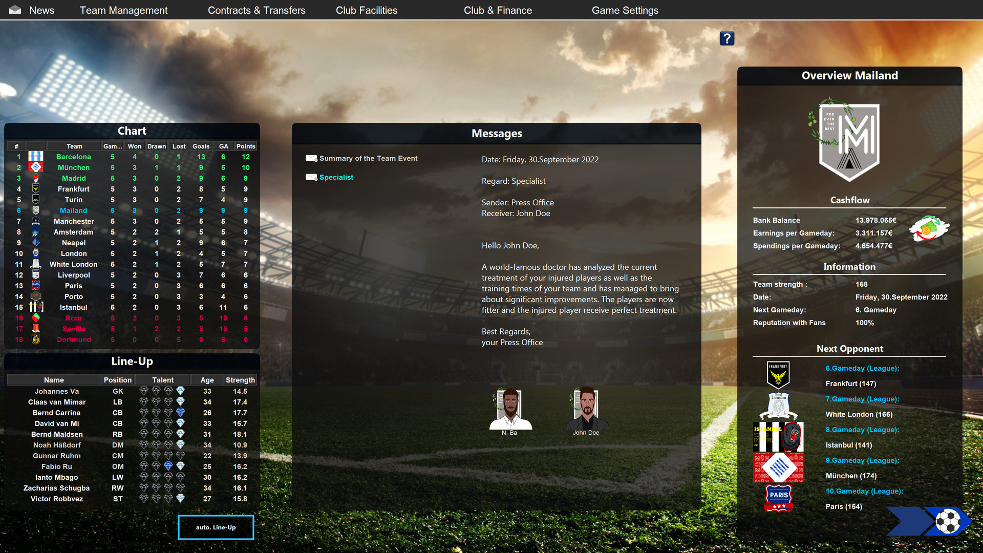 European Football Dynasty 2023 screenshot 8