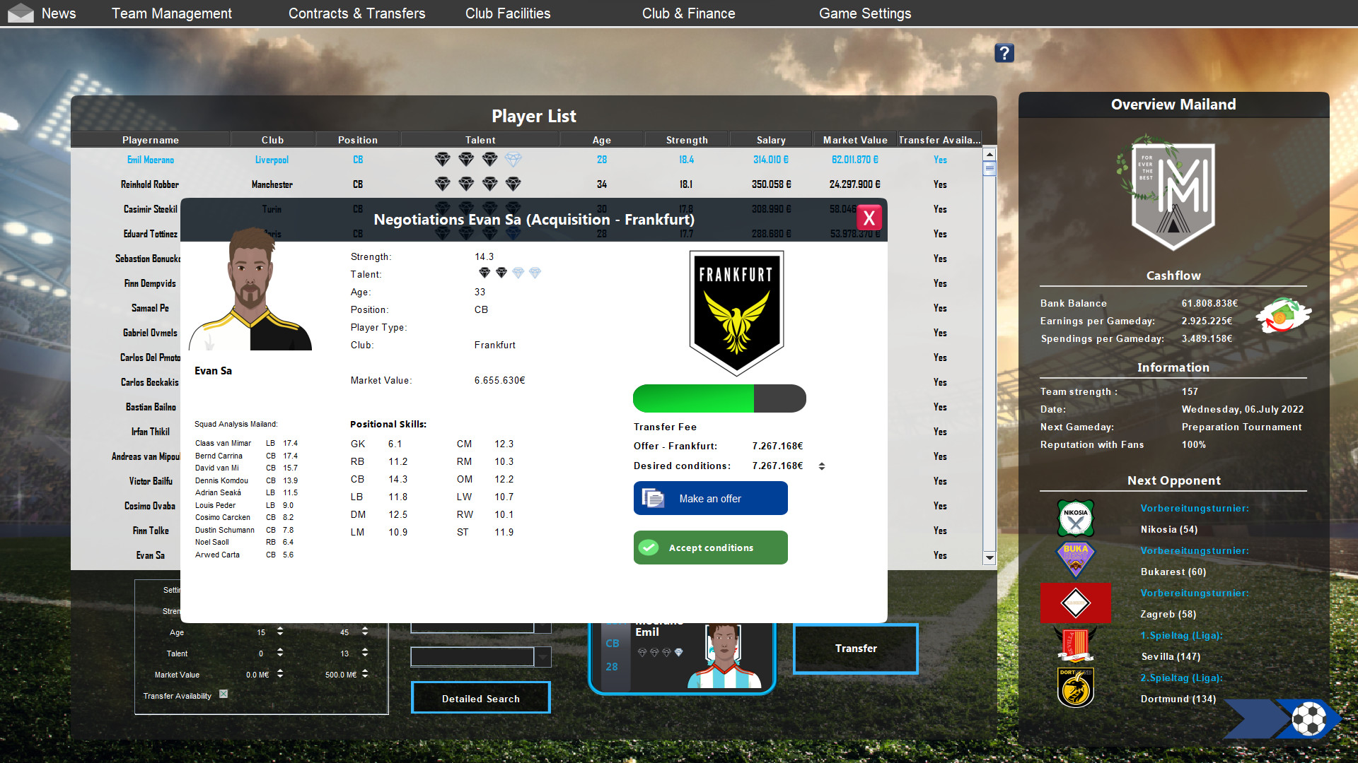European Football Dynasty 2023 screenshot 5