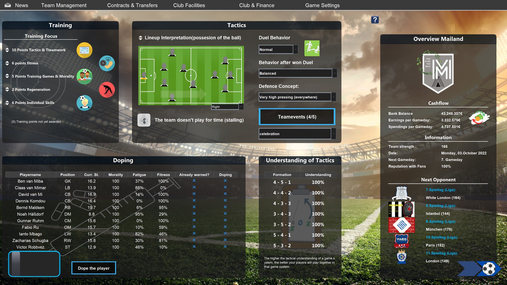 European Football Dynasty 2023 screenshot 9