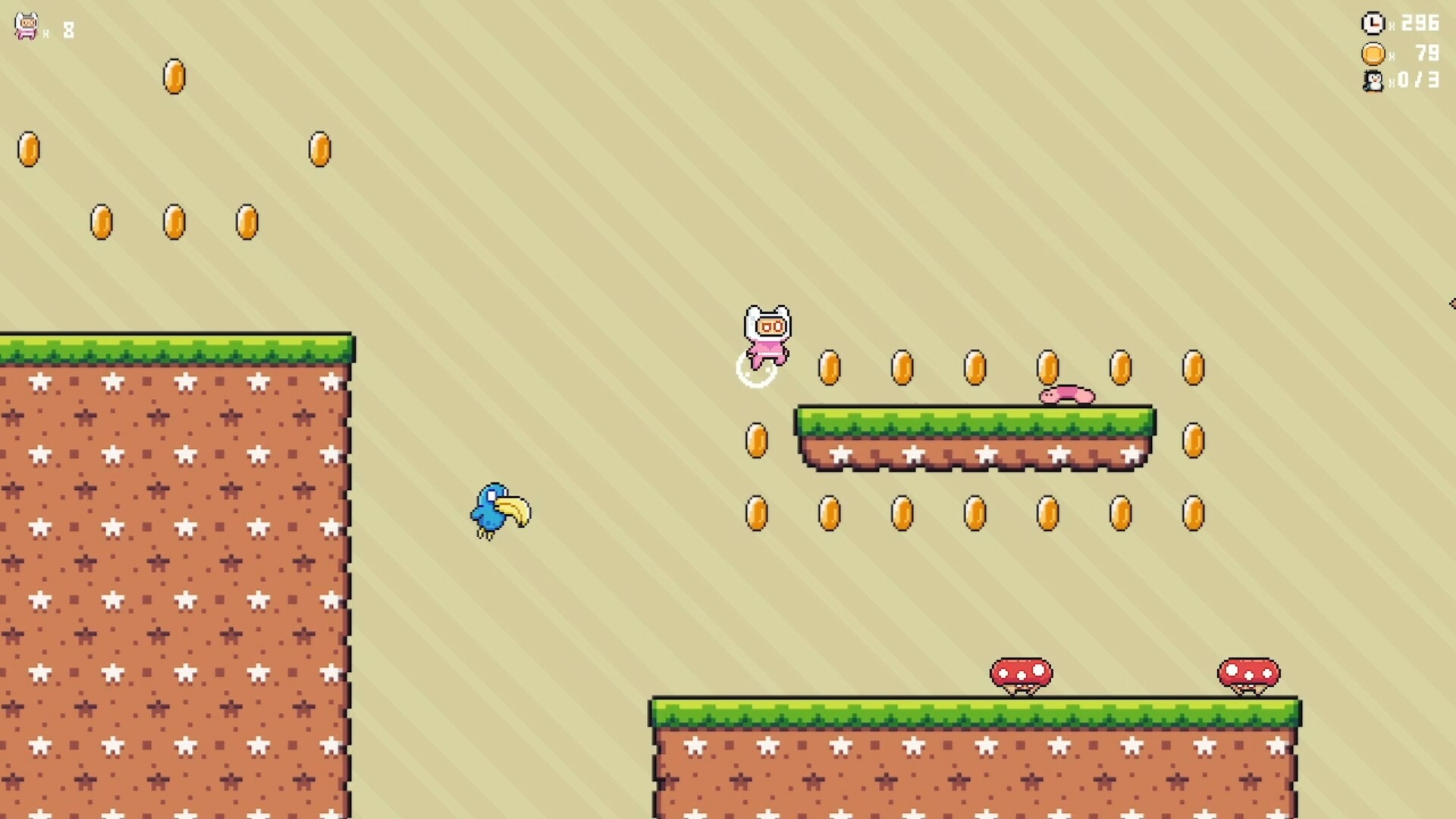 Pink Man Adventure screenshot 1