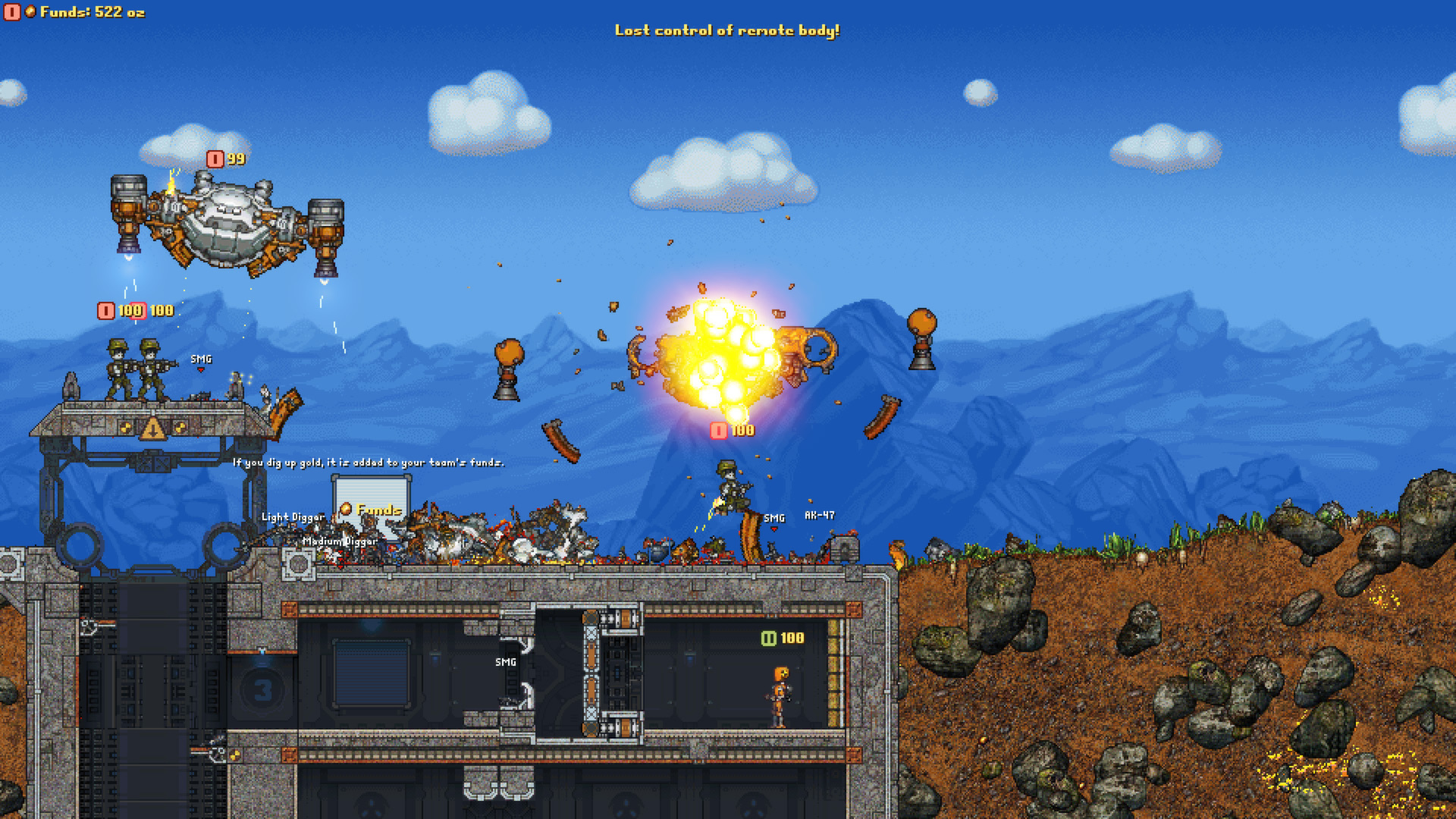 Cortex Command screenshot 1