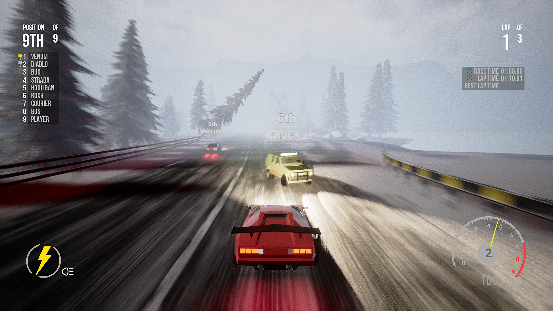 TurboMania Fog Racers screenshot 1