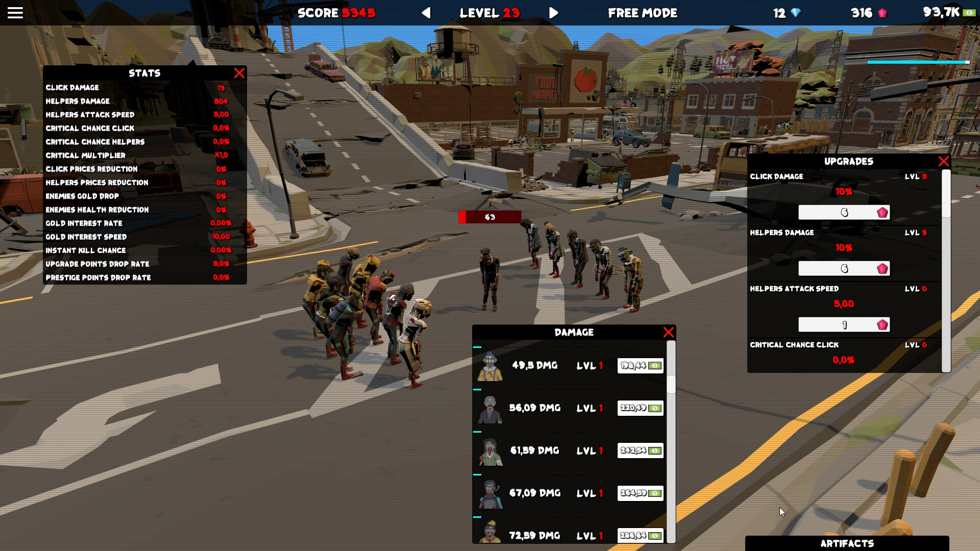 Idle Zombies Clicker screenshot 10