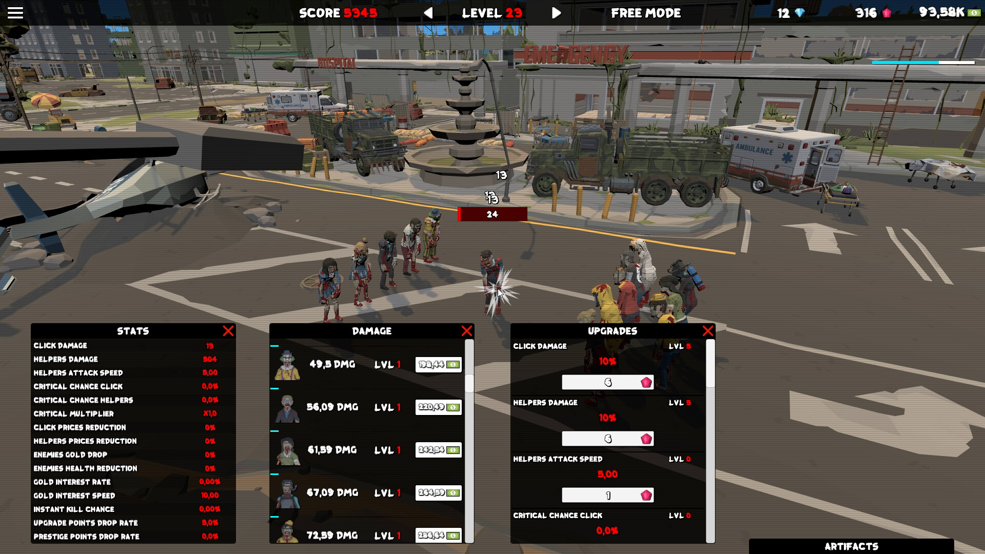 Idle Zombies Clicker screenshot 8