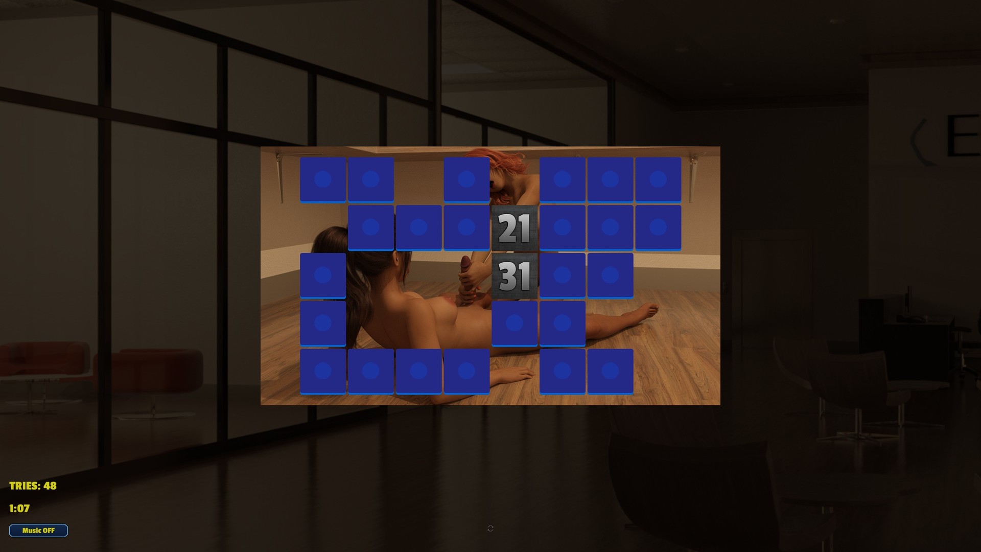 Memory Puzzle - Futanari Boss screenshot 3