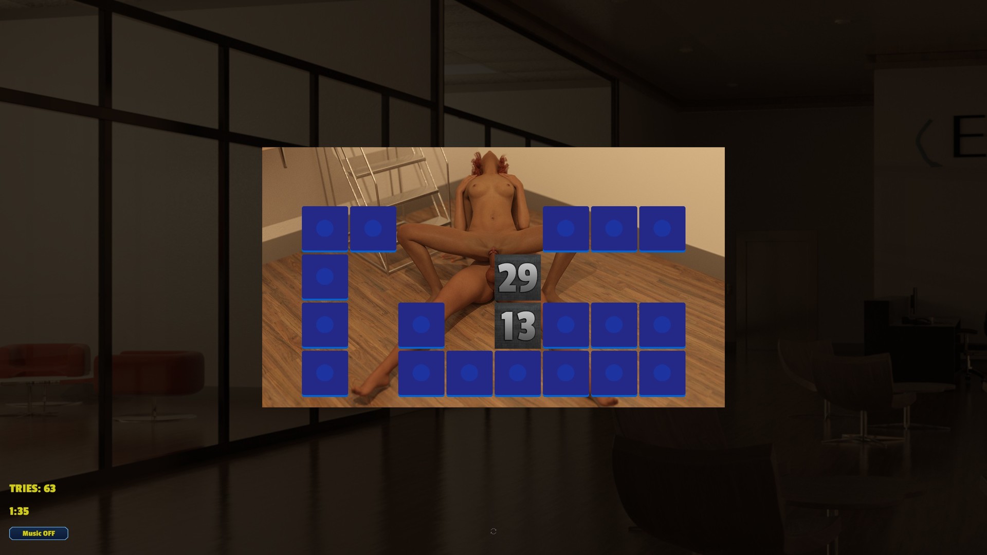 Memory Puzzle - Futanari Boss screenshot 4