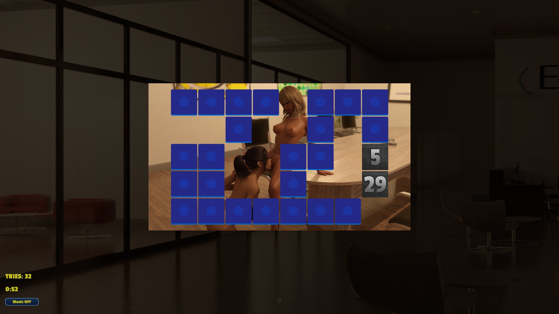 Memory Puzzle - Futanari Boss screenshot 2
