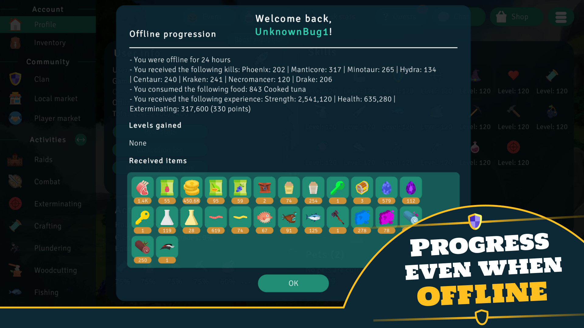 Idle Clans screenshot 2