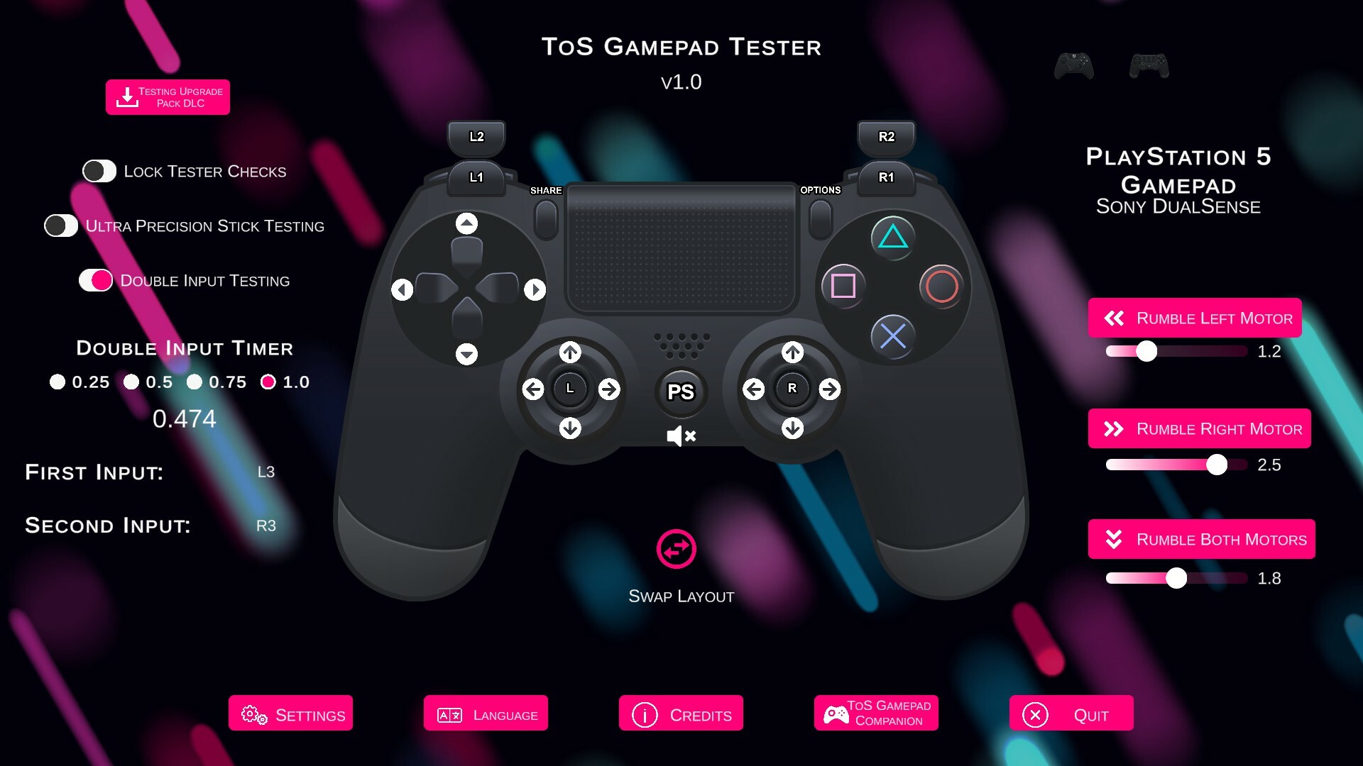 ToS Gamepad Tester screenshot 5