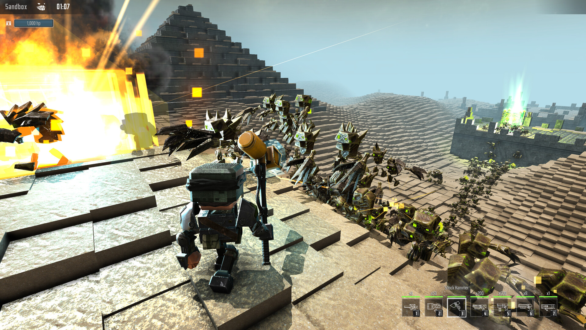 Block Fortress 2 screenshot 1