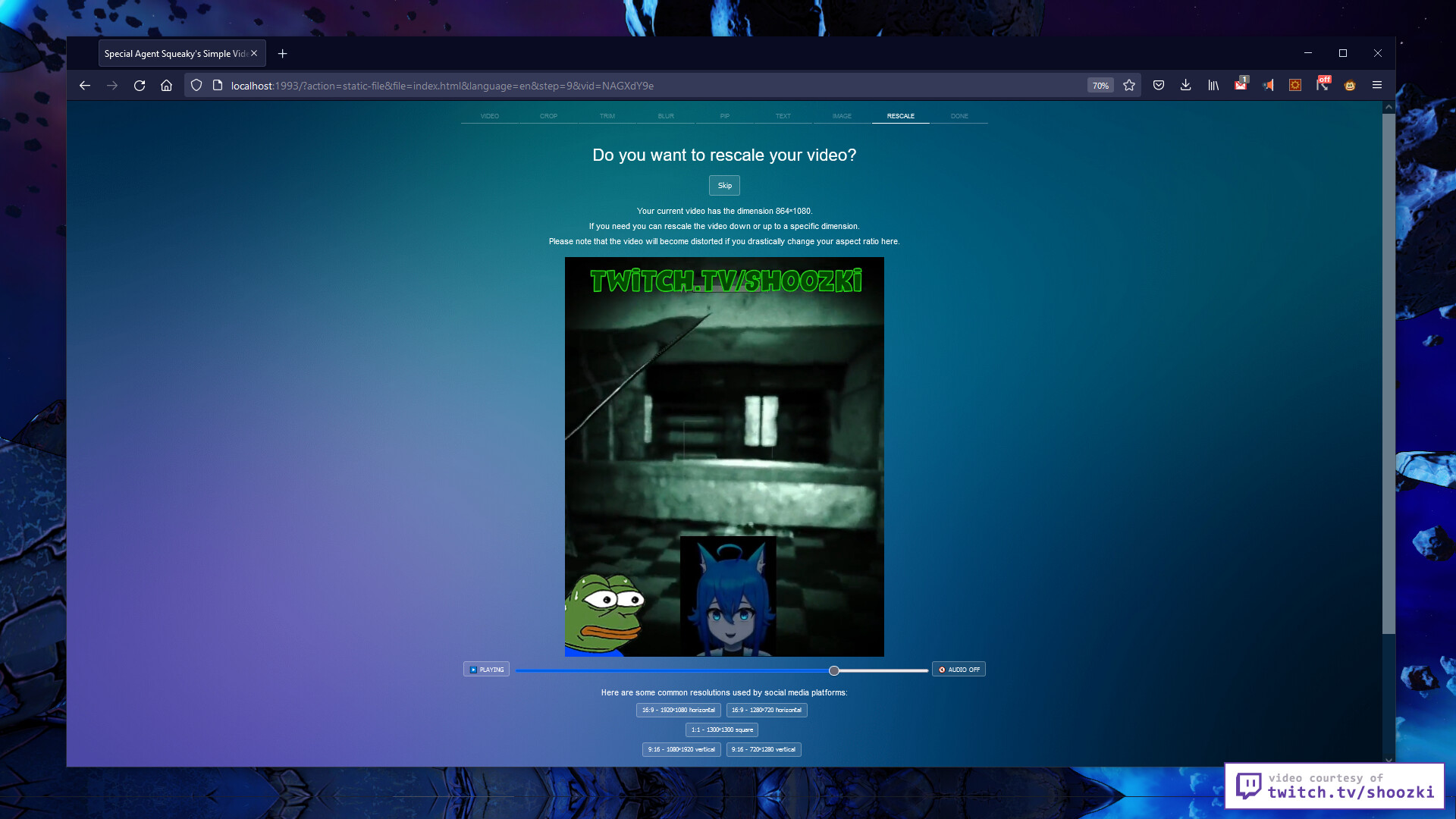 Special Agent Squeaky's Simple Video Converter screenshot 9
