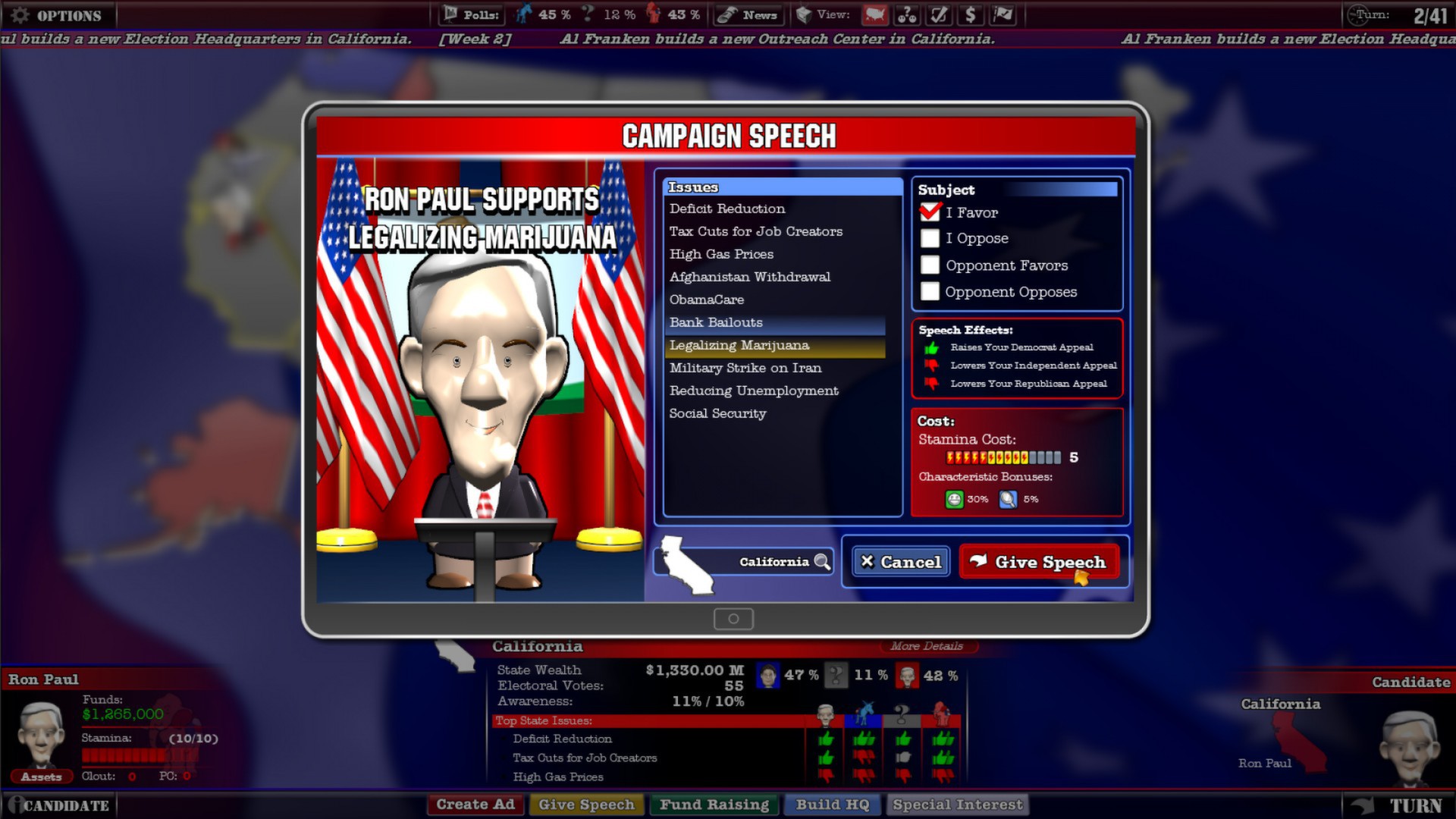 The Political Machine screenshot 7