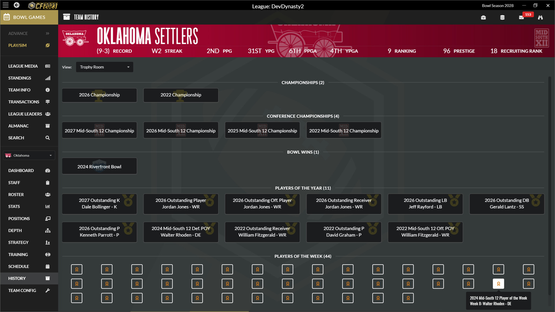 Draft Day Sports: College Football 2023 screenshot 1