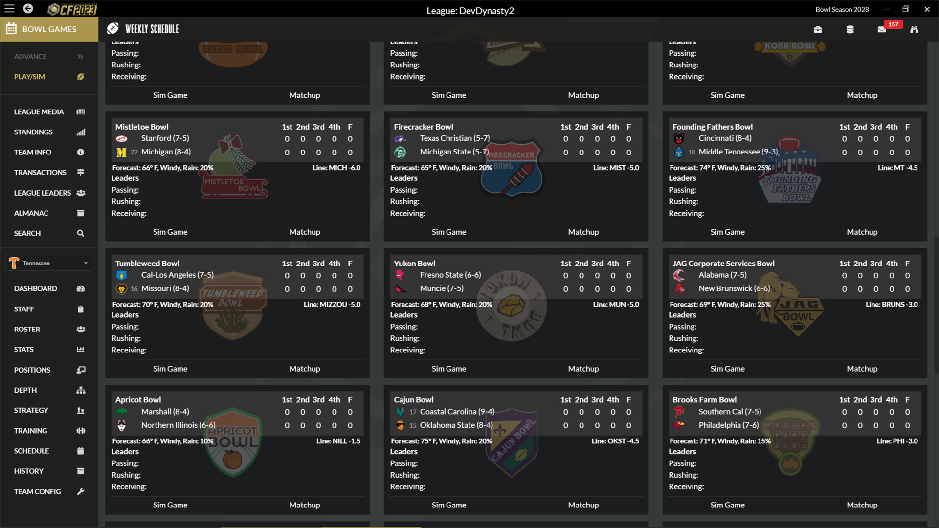 Draft Day Sports: College Football 2023 screenshot 10