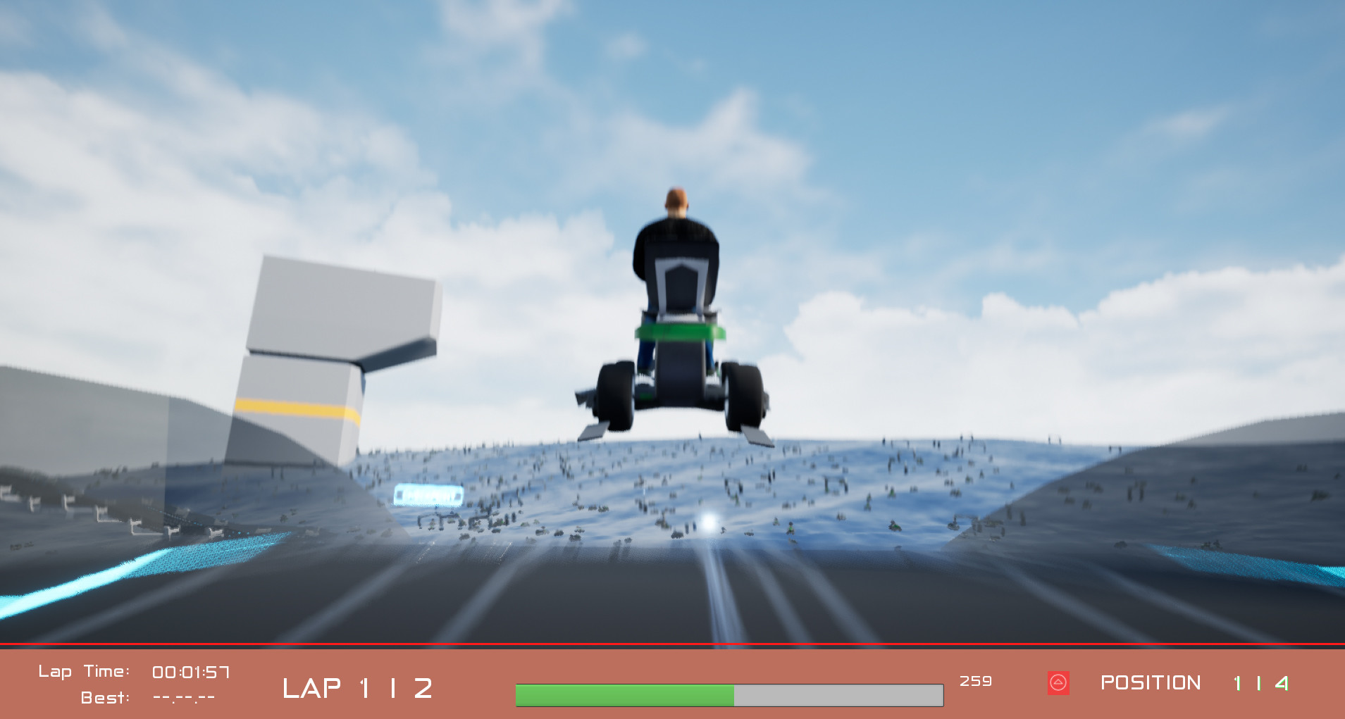 Lawnmower Game: Space Race screenshot 1