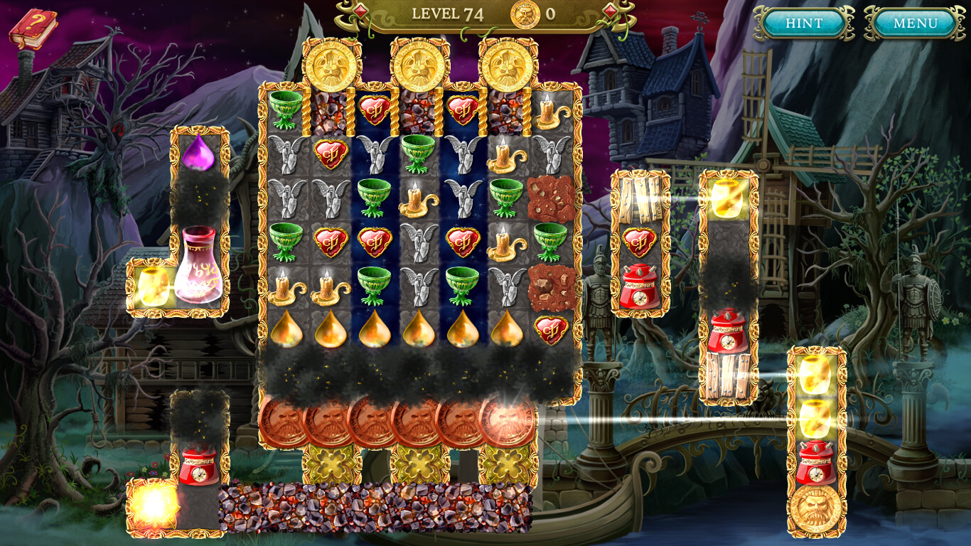 Cursed House 11 Match 3 Puzzle screenshot 7