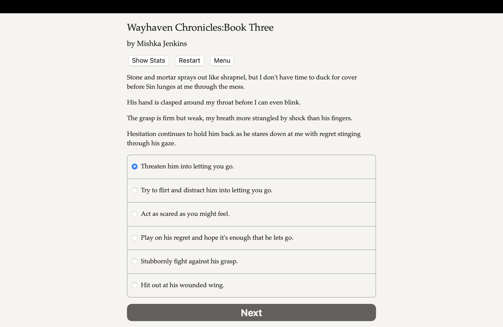 Wayhaven Chronicles: Book Three screenshot 1