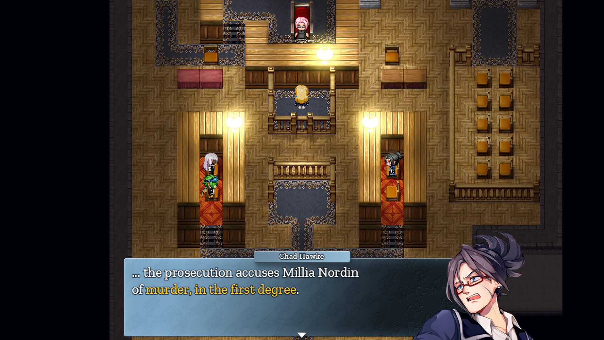 Nina Aquila: Legal Eagle, Chapter IV: "Sacred Feathers" screenshot 1