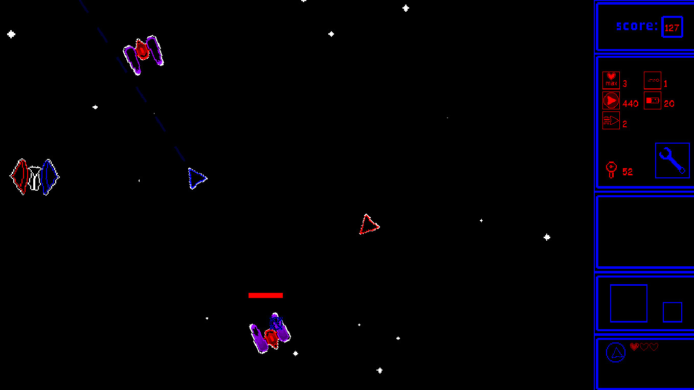 Asteroids and more asteroids screenshot 2