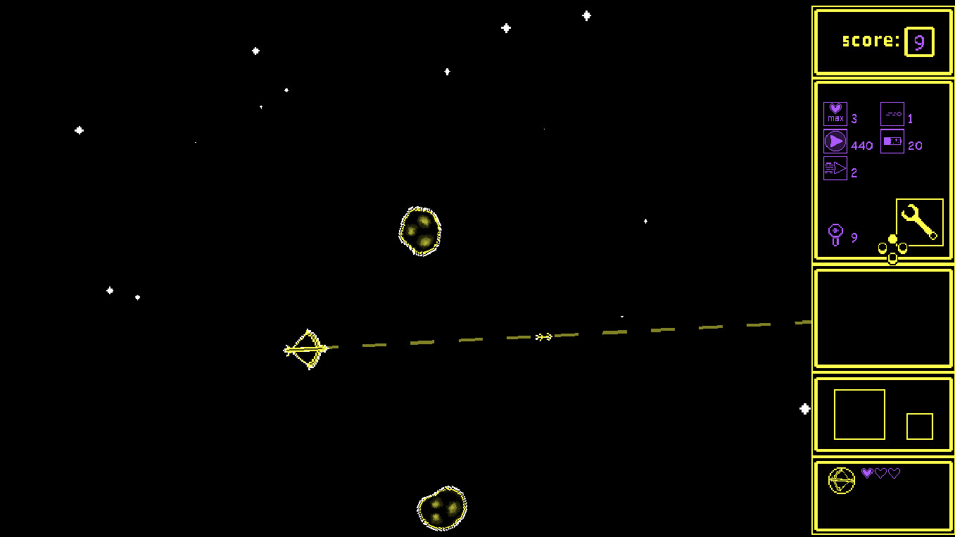 Asteroids and more asteroids screenshot 3
