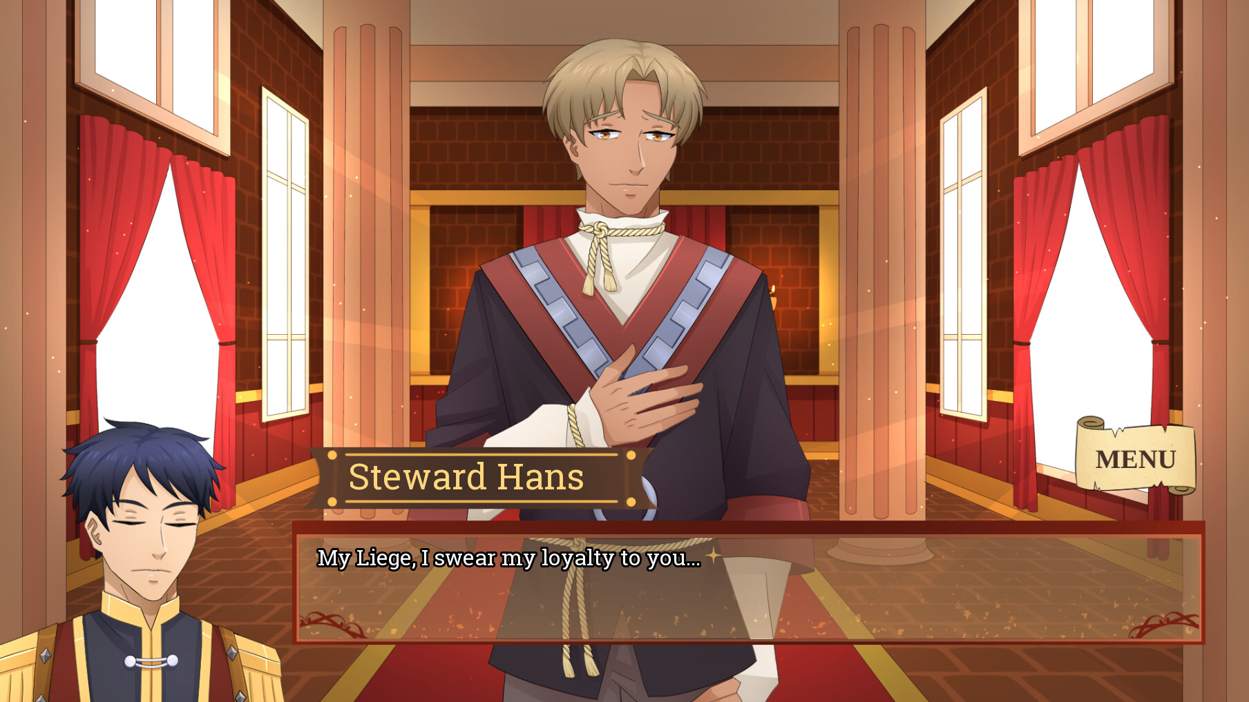 Be My Loyal Subject - Historical Boys Love (BL) Visual Novel screenshot 5