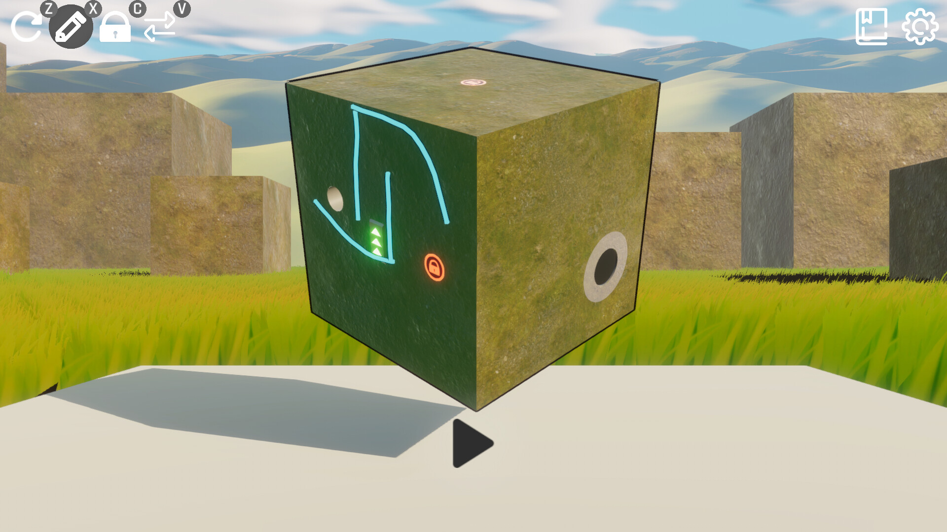 Cubenomics: A puzzle game screenshot 1