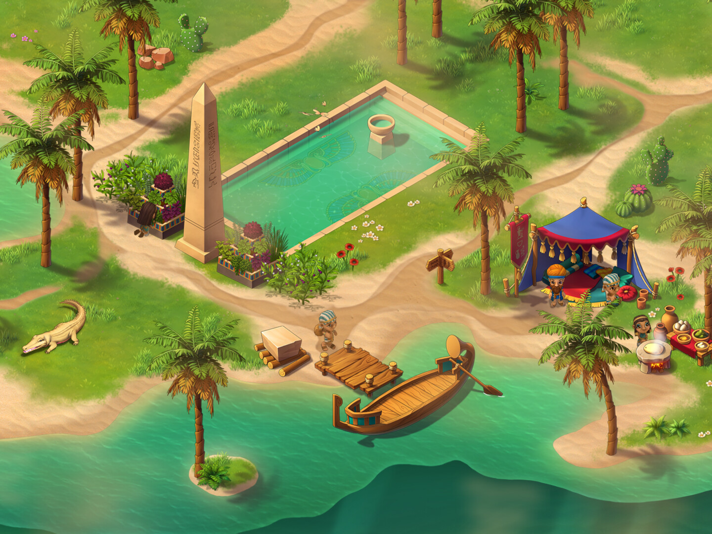 Legend of Egypt - Pharaohs Garden 2 - The sacred crocodile screenshot 5