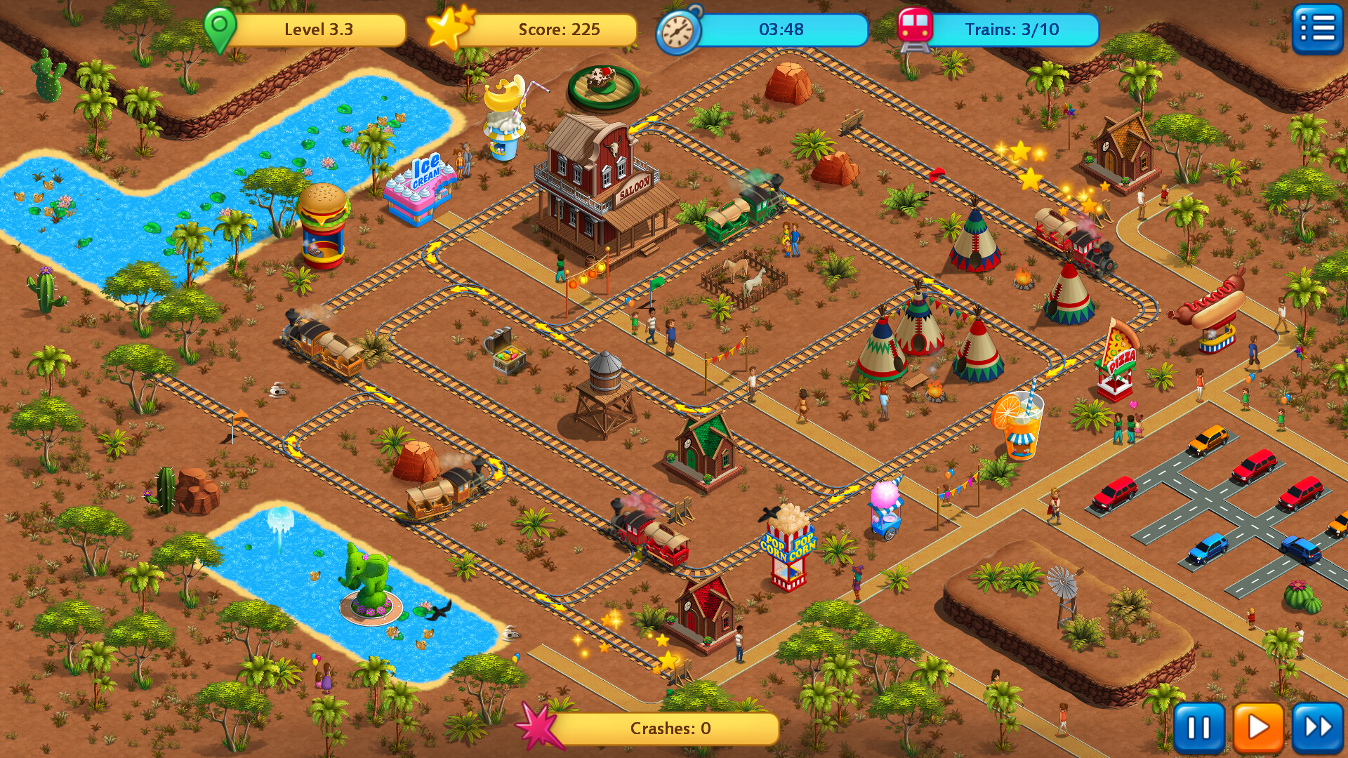 Railway Fun - Adventure Park screenshot 3