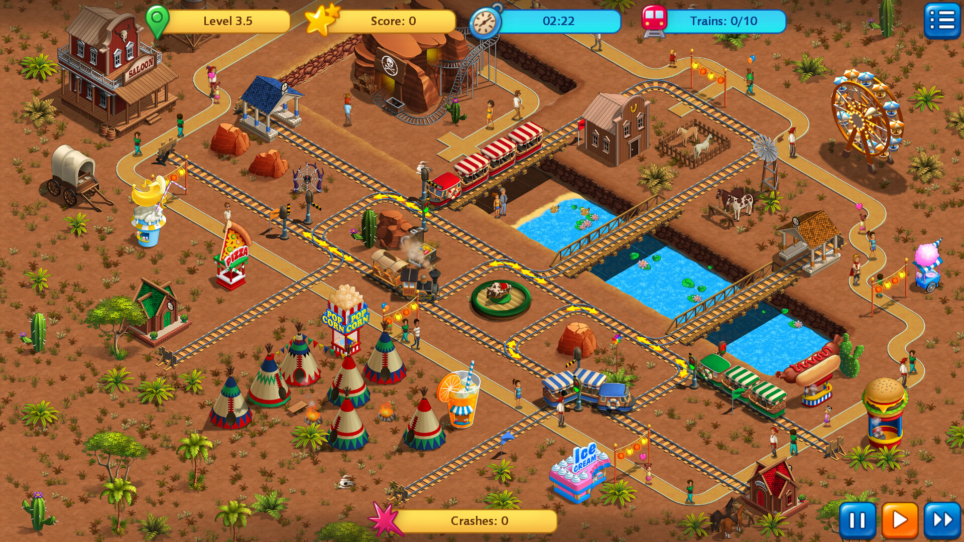 Railway Fun - Adventure Park screenshot 9