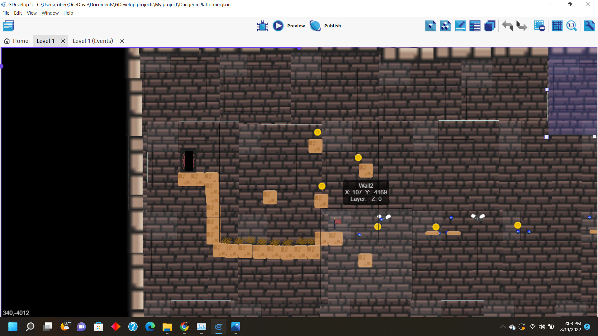 Basic Platformer screenshot 2