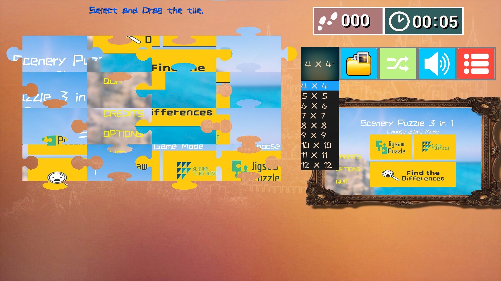 风景谜题三合一 Scenery Puzzle 3in1 screenshot 8