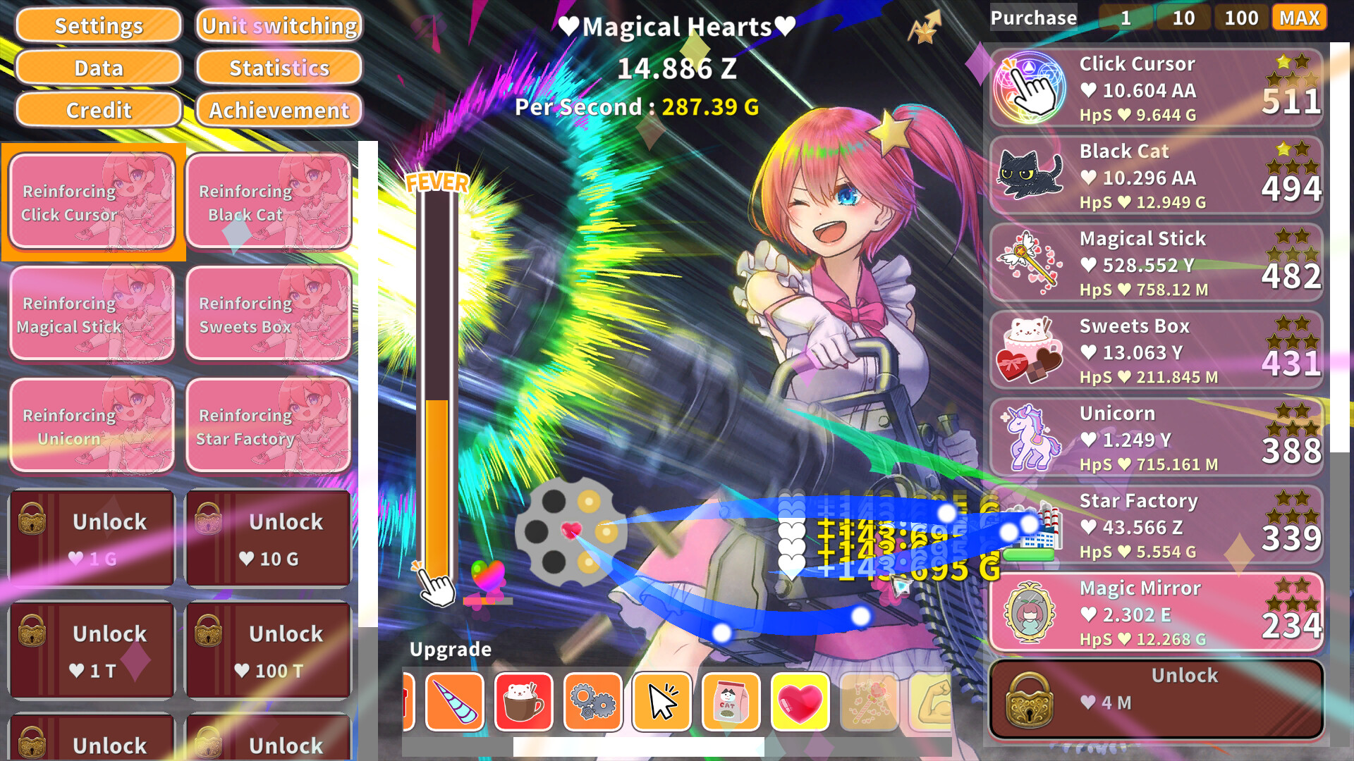 Magical Girl Clicker screenshot 2