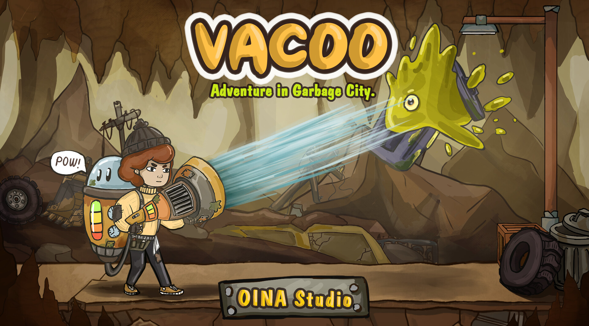 Vacoo. The adventure in Garbage city. screenshot 1
