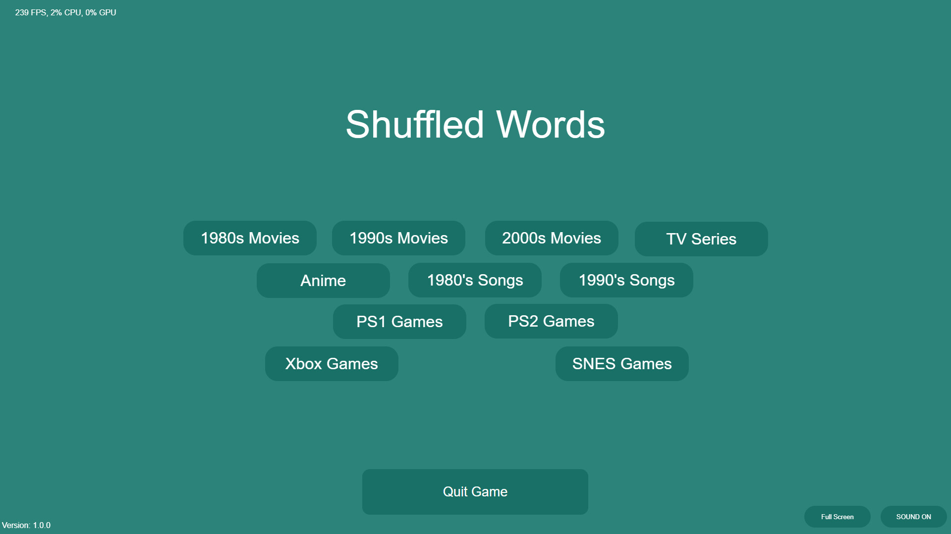 Shuffled Words screenshot 1
