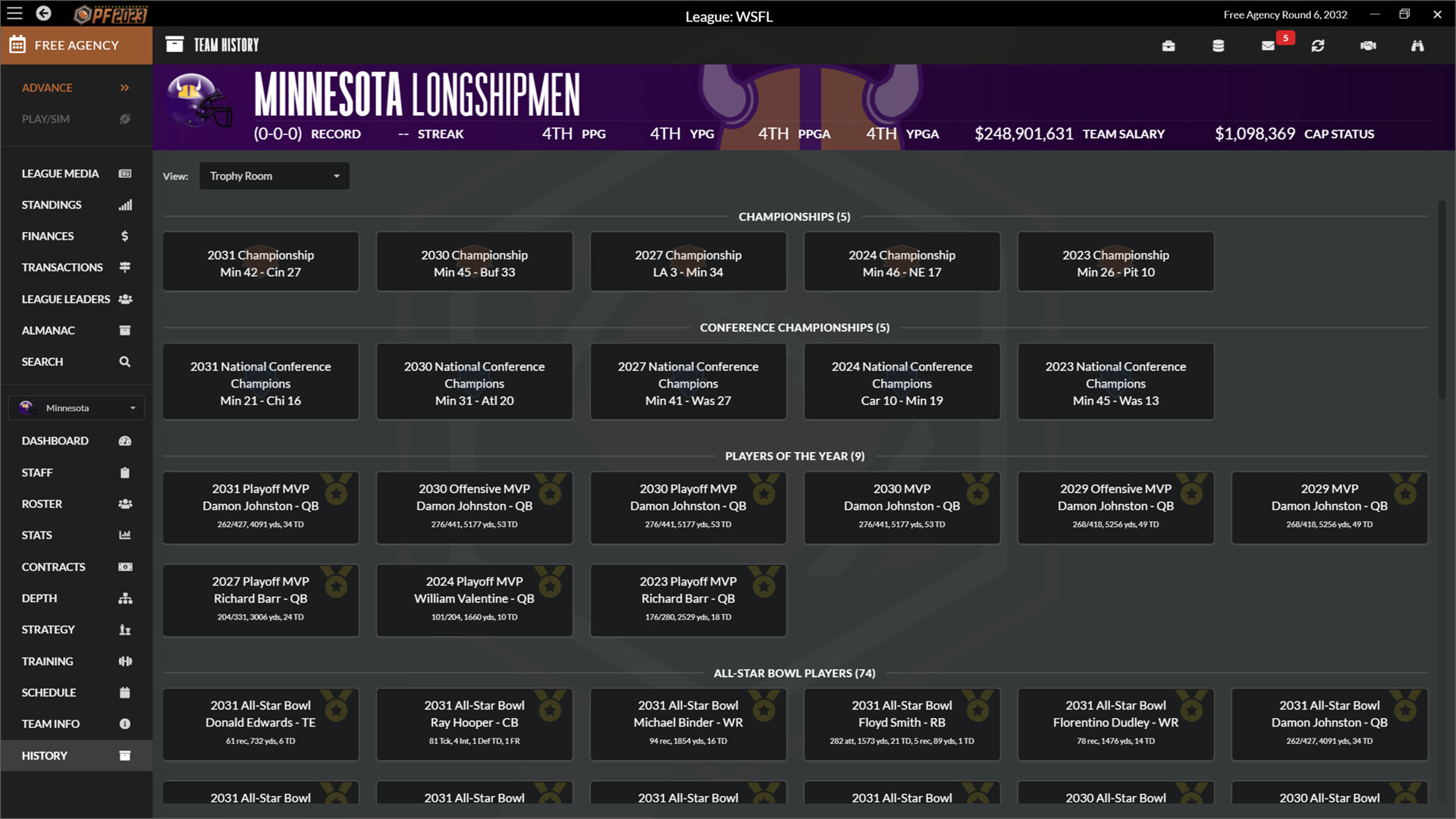 Draft Day Sports: Pro Football 2023 screenshot 2