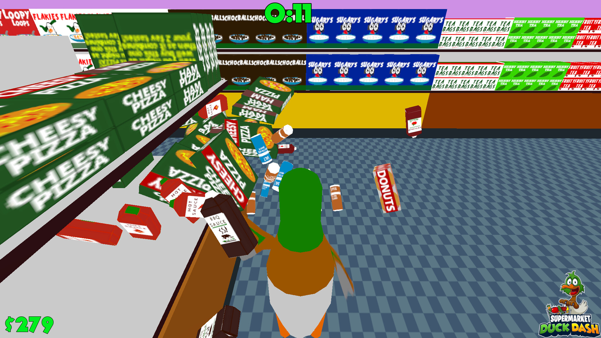 Supermarket Duck Dash screenshot 3