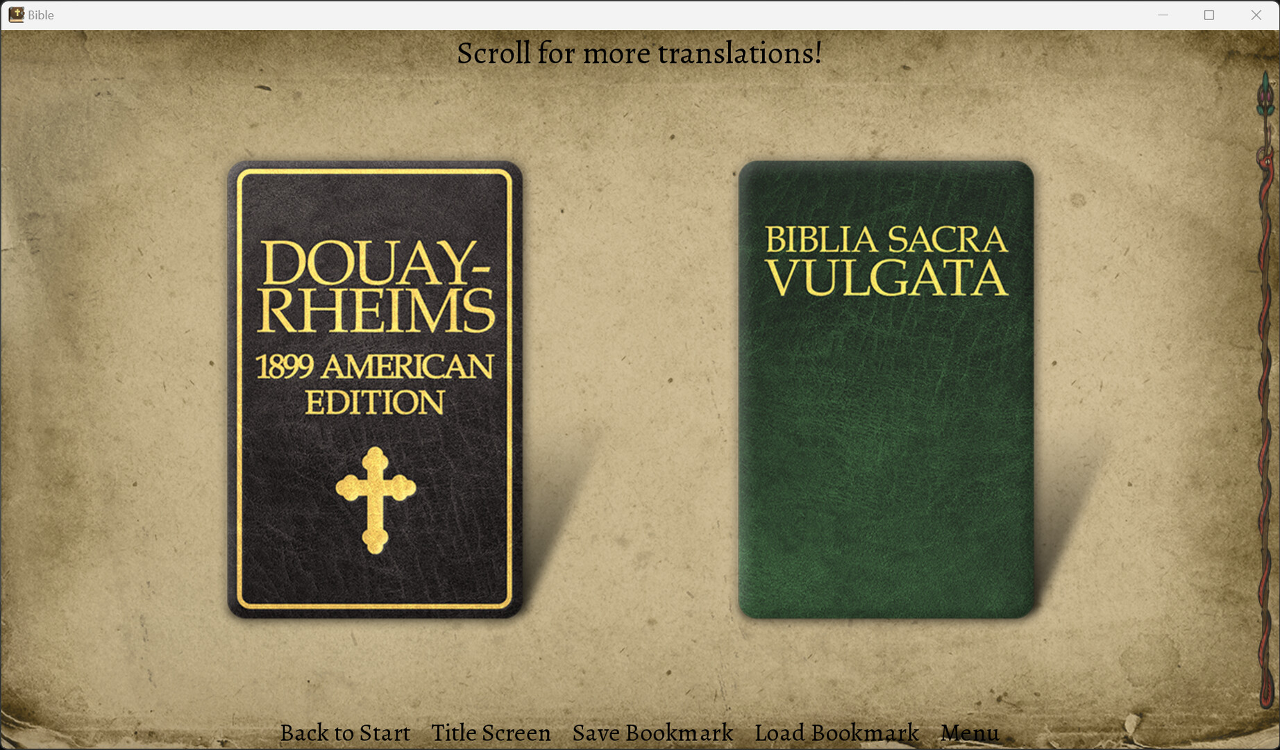 The Bible screenshot 3