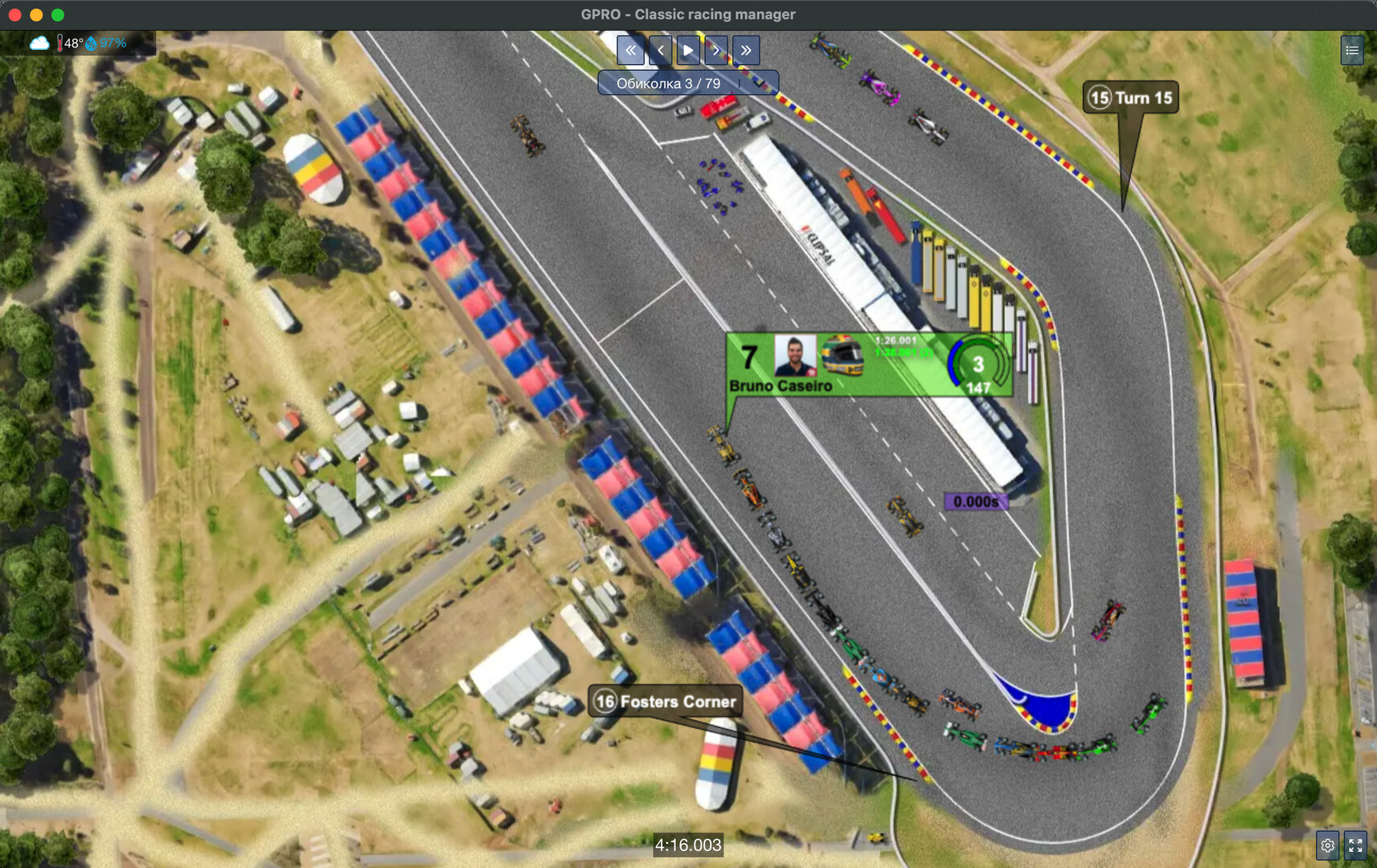 GPRO - Classic racing manager screenshot 2