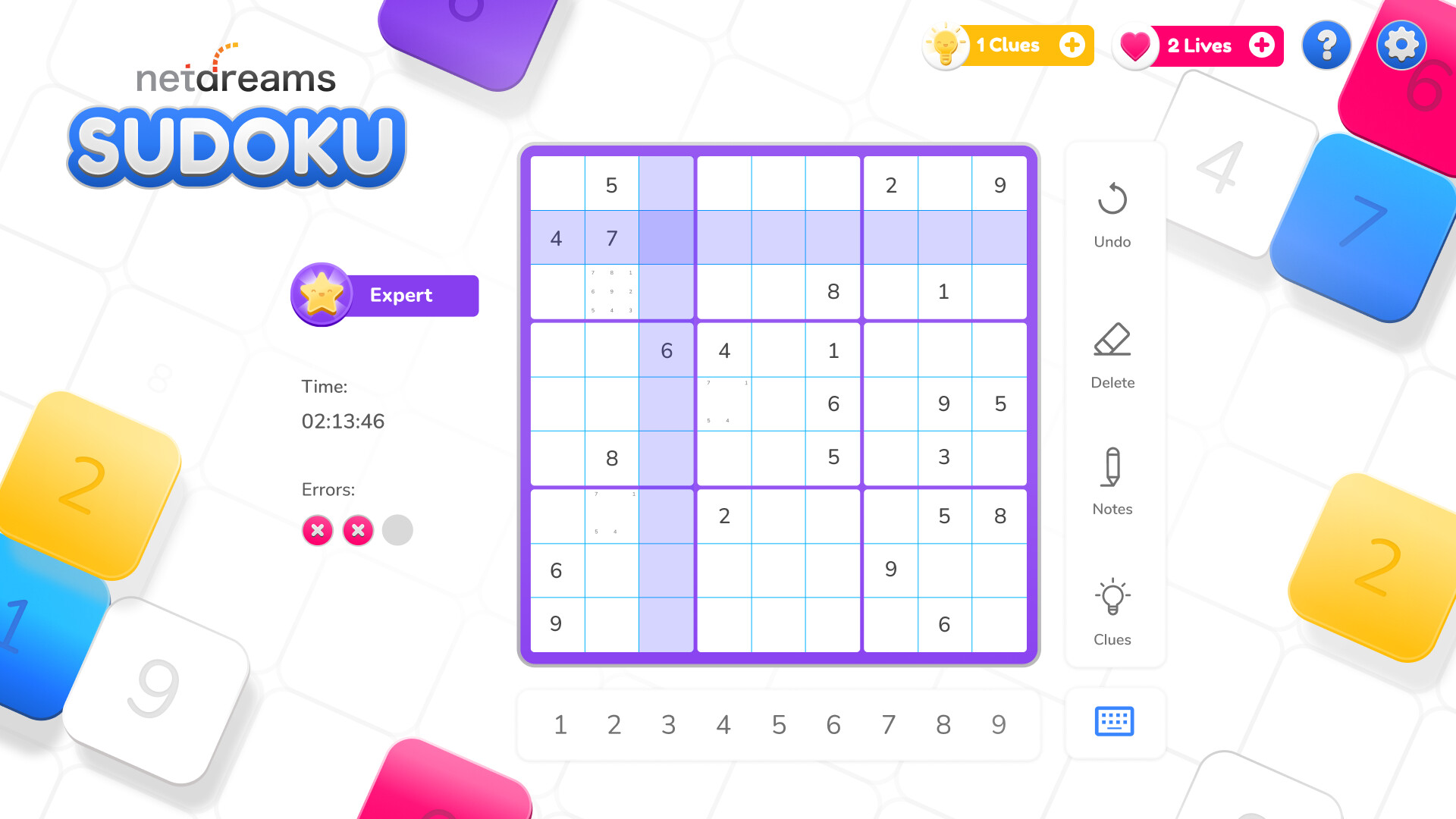 Netdreams Sudoku screenshot 5