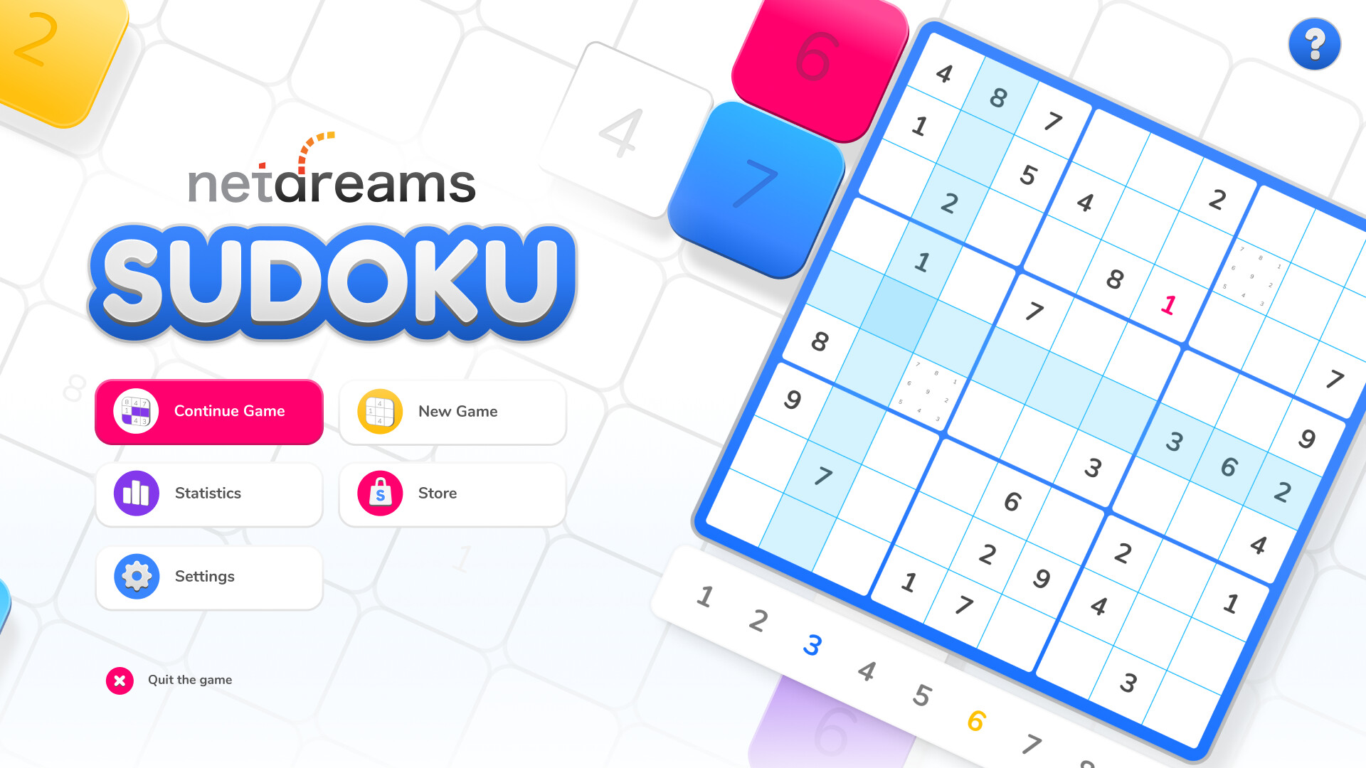 Netdreams Sudoku screenshot 1